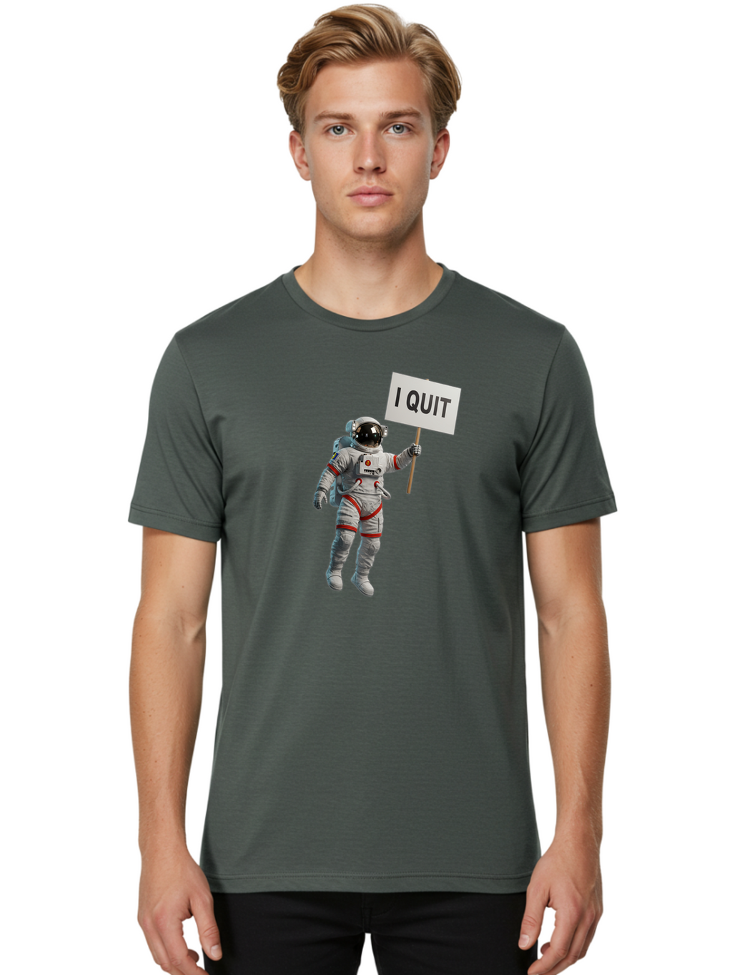 I-Quit-2 Men'S Graphic Tee, 100% Cotton, Comfortable Casual Summer Wear, Machine Washable, Vintage Camera, Old Camera, Antique Camera, Black Camera, Classic Photography, Photography Equipment, Nostalgic Device, Film Camera, Camera Art Bak742