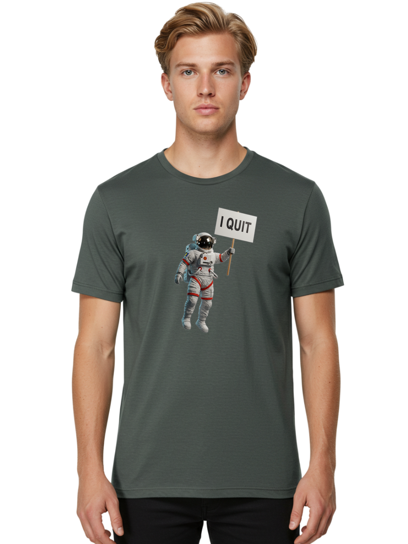 I-Quit-2 Men'S Graphic Tee, 100% Cotton, Comfortable Casual Summer Wear, Machine Washable, Vintage Camera, Old Camera, Antique Camera, Black Camera, Classic Photography, Photography Equipment, Nostalgic Device, Film Camera, Camera Art Bak742
