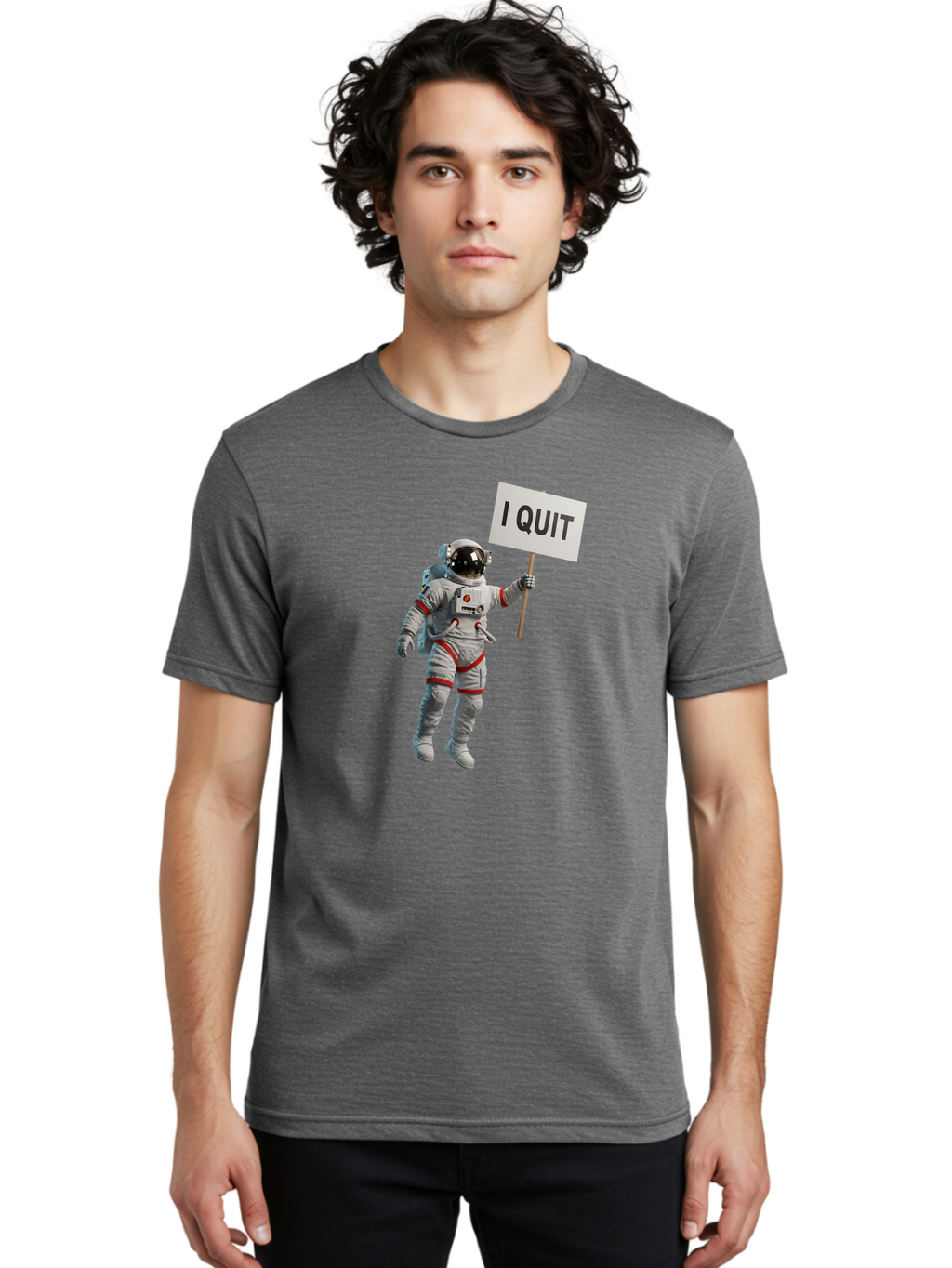 I-Quit-2 Men'S Graphic Tee, 100% Cotton, Comfortable Casual Summer Wear, Machine Washable, Vintage Camera, Old Camera, Antique Camera, Black Camera, Classic Photography, Photography Equipment, Nostalgic Device, Film Camera, Camera Art Bak742