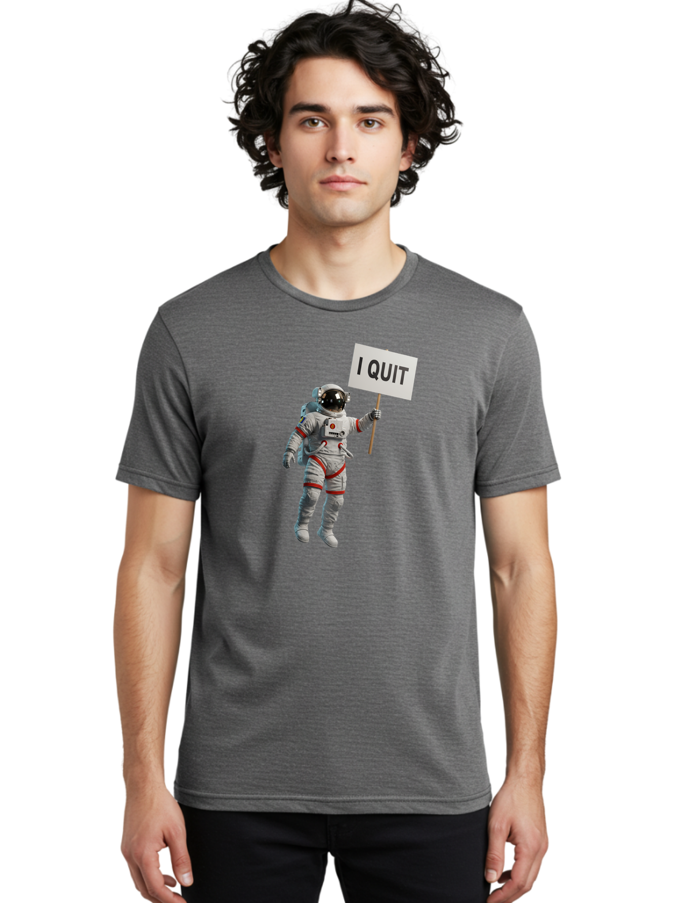 I-Quit-2 Men'S Graphic Tee, 100% Cotton, Comfortable Casual Summer Wear, Machine Washable, Vintage Camera, Old Camera, Antique Camera, Black Camera, Classic Photography, Photography Equipment, Nostalgic Device, Film Camera, Camera Art Bak742