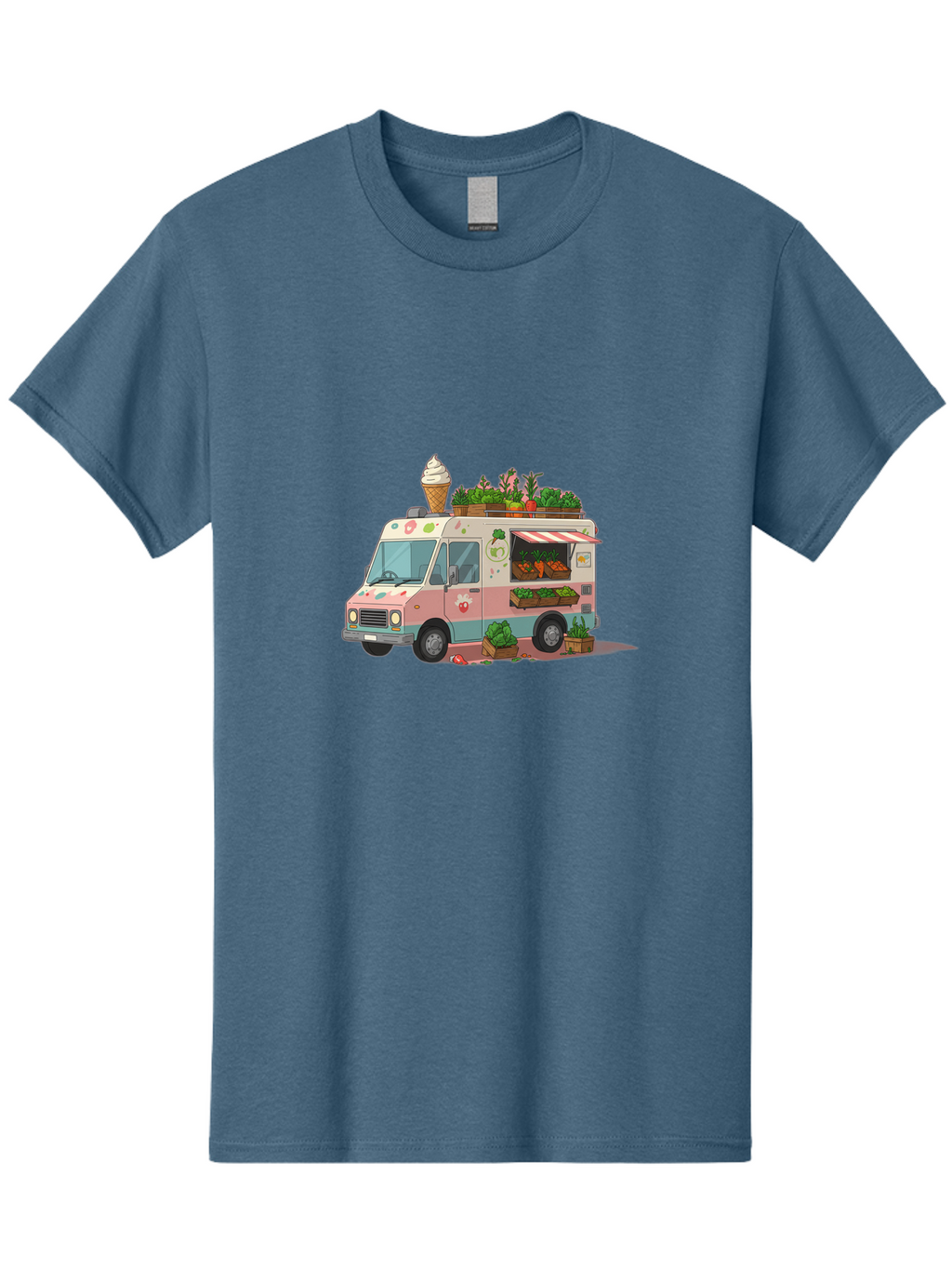 Ice-Cream-Truck Men'S Graphic Tee, 100% Cotton, Comfortable Casual Summer Wear, Machine Washable, Vintage Camera, Old Camera, Antique Camera, Black Camera, Classic Photography, Photography Equipment, Nostalgic Device, Film Camera, Camera Art Bak753