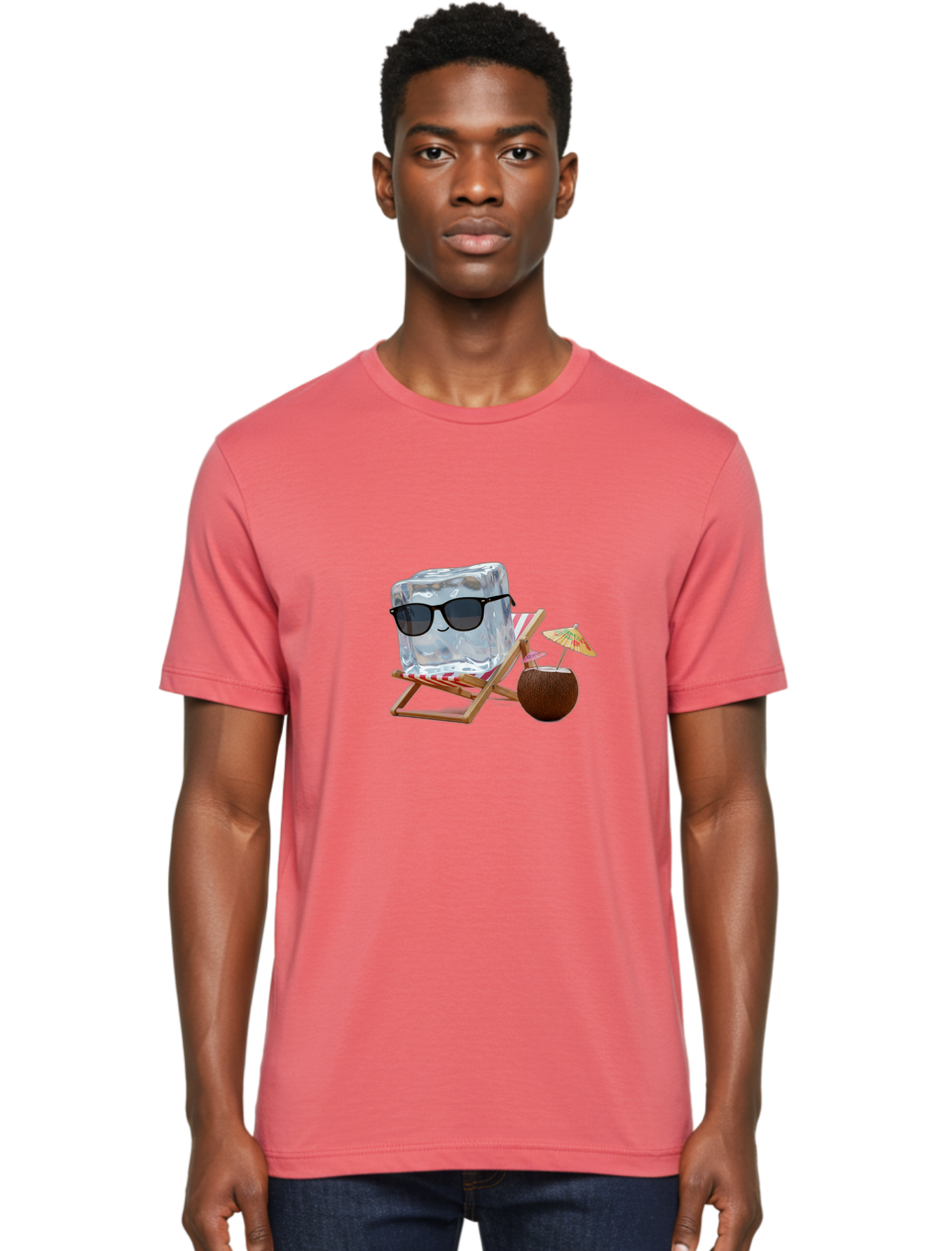 Ice-Cube-In-Sunglasses Men'S Graphic Tee, 100% Cotton, Comfortable Casual Summer Wear, Machine Washable, Vintage Camera, Old Camera, Antique Camera, Black Camera, Classic Photography, Photography Equipment, Nostalgic Device, Film Camera, Bak755