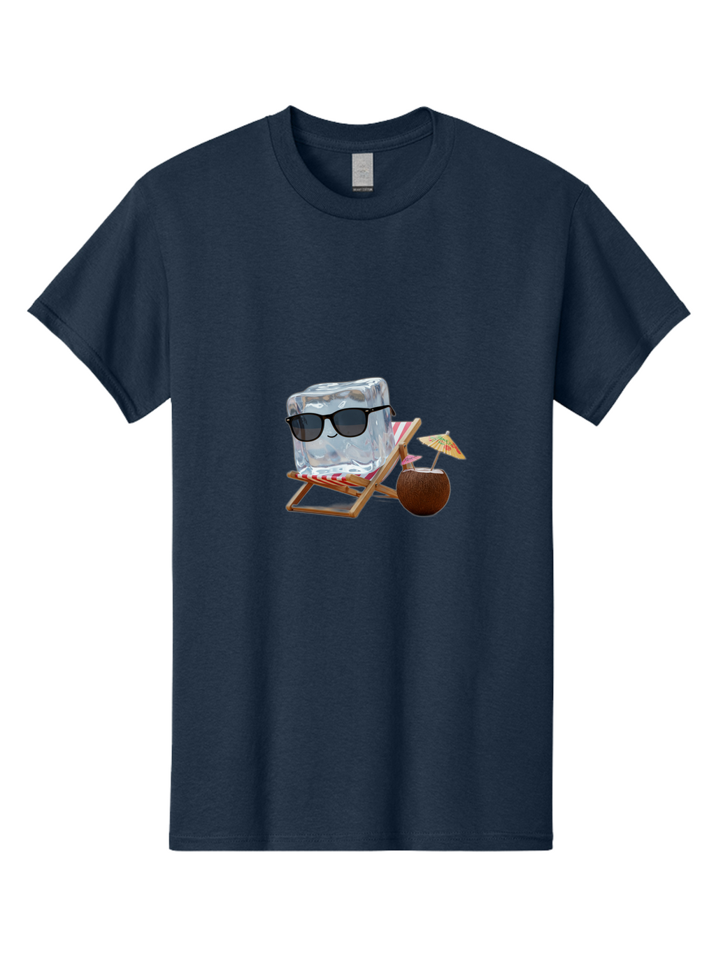 Ice-Cube-In-Sunglasses Men'S Graphic Tee, 100% Cotton, Comfortable Casual Summer Wear, Machine Washable, Vintage Camera, Old Camera, Antique Camera, Black Camera, Classic Photography, Photography Equipment, Nostalgic Device, Film Camera, Bak755