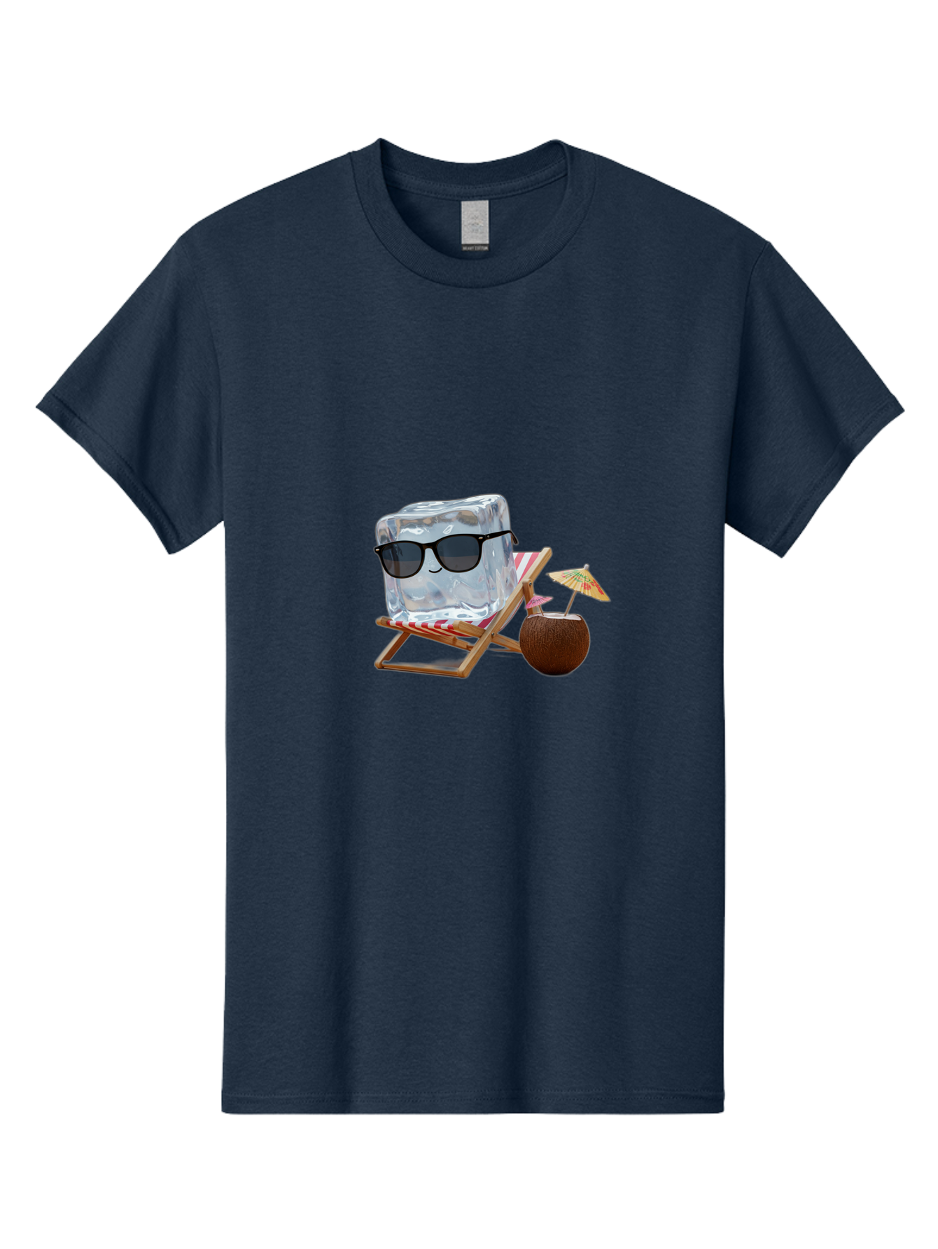 Ice-Cube-In-Sunglasses Men'S Graphic Tee, 100% Cotton, Comfortable Casual Summer Wear, Machine Washable, Vintage Camera, Old Camera, Antique Camera, Black Camera, Classic Photography, Photography Equipment, Nostalgic Device, Film Camera, Bak755