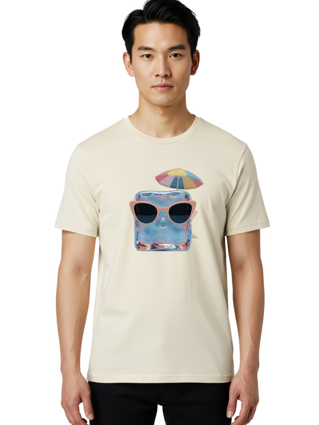 Ice-Cube-Sunglasses-1 Men'S Graphic Tee, 100% Cotton, Comfortable Casual Summer Wear, Machine Washable, Vintage Camera, Old Camera, Antique Camera, Black Camera, Classic Photography, Photography Equipment, Nostalgic Device, Film Camera, Bak756
