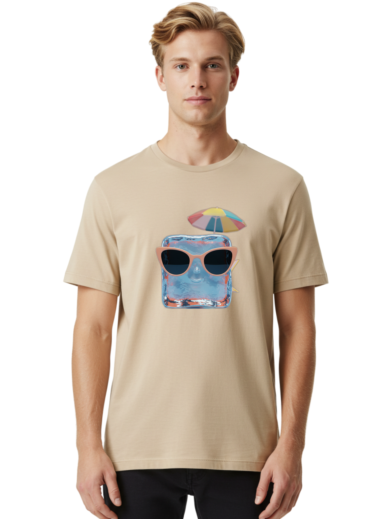 Ice-Cube-Sunglasses-1 Men'S Graphic Tee, 100% Cotton, Comfortable Casual Summer Wear, Machine Washable, Vintage Camera, Old Camera, Antique Camera, Black Camera, Classic Photography, Photography Equipment, Nostalgic Device, Film Camera, Bak756