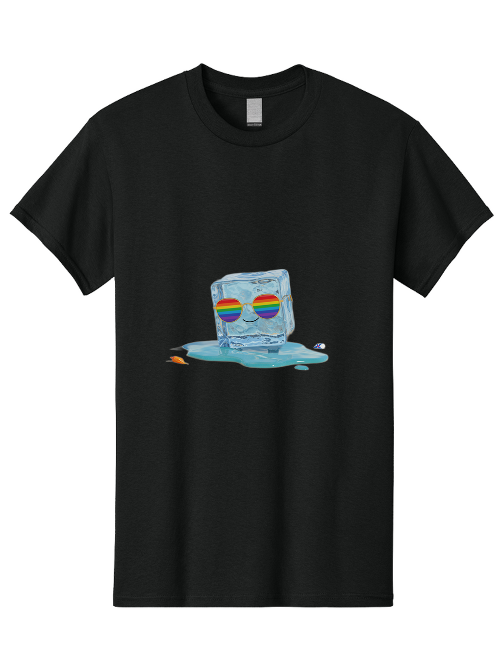 Ice-Cube-Sunglasses-2 Men'S Graphic Tee, 100% Cotton, Comfortable Casual Summer Wear, Machine Washable, Vintage Camera, Old Camera, Antique Camera, Black Camera, Classic Photography, Photography Equipment, Nostalgic Device, Film Camera, Bak757