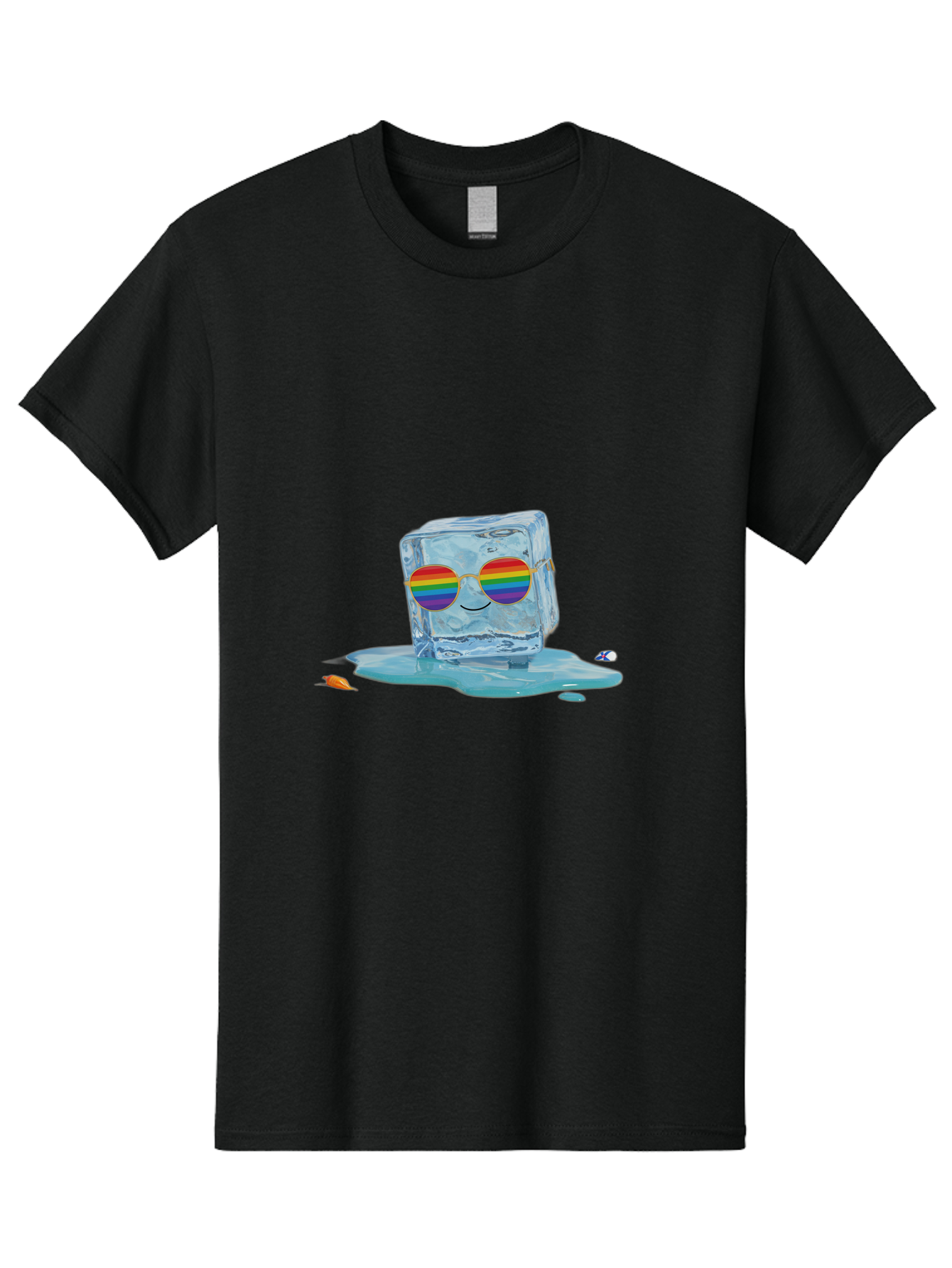 Ice-Cube-Sunglasses-2 Men'S Graphic Tee, 100% Cotton, Comfortable Casual Summer Wear, Machine Washable, Vintage Camera, Old Camera, Antique Camera, Black Camera, Classic Photography, Photography Equipment, Nostalgic Device, Film Camera, Bak757