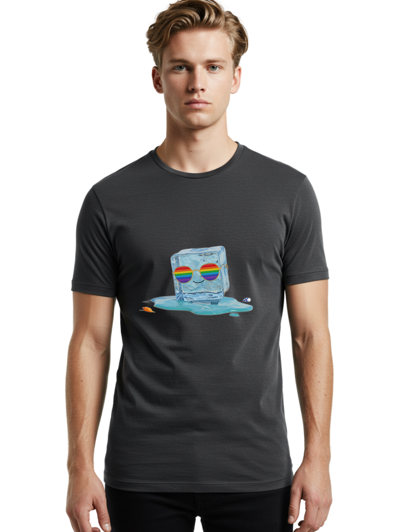 Ice-Cube-Sunglasses-2 Men'S Graphic Tee, 100% Cotton, Comfortable Casual Summer Wear, Machine Washable, Vintage Camera, Old Camera, Antique Camera, Black Camera, Classic Photography, Photography Equipment, Nostalgic Device, Film Camera, Bak757