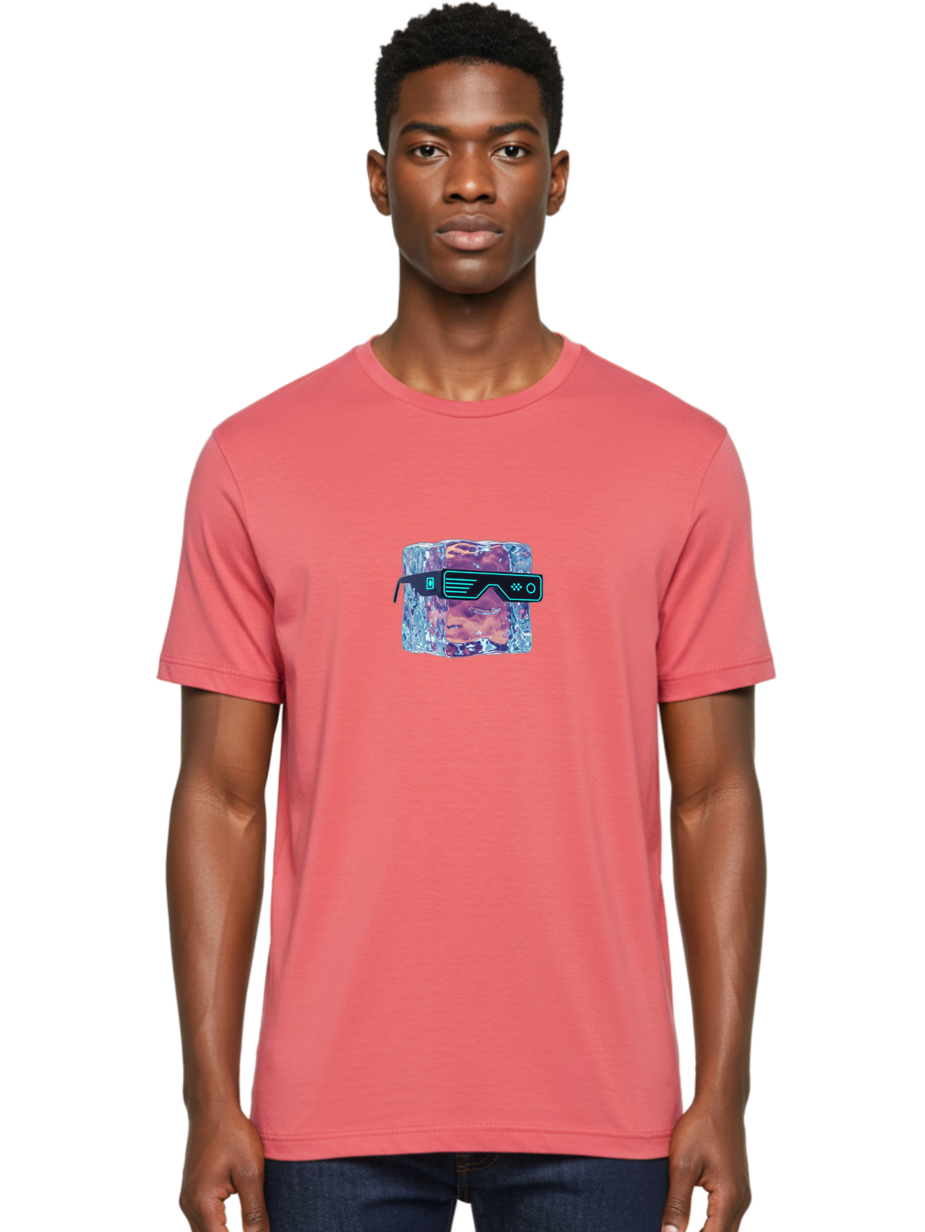 Ice-Cube-Vr-Goggles Men'S Graphic Tee, 100% Cotton, Comfortable Casual Summer Wear, Machine Washable, Vintage Camera, Old Camera, Antique Camera, Black Camera, Classic Photography, Photography Equipment, Nostalgic Device, Film Camera, Bak759