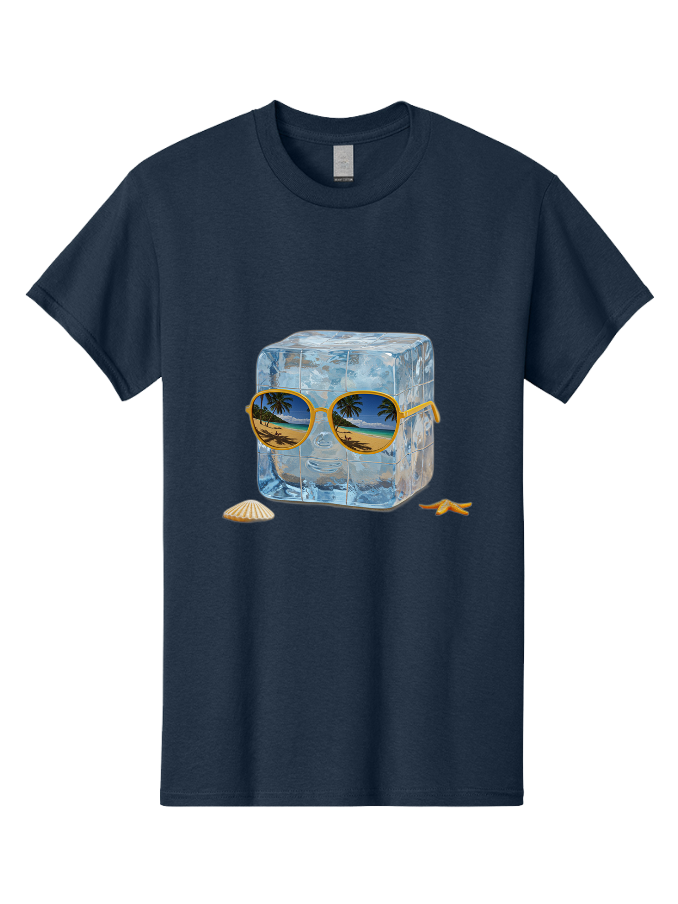 Ice-Cube-With-Sunglasses-3 Men'S Graphic Tee, 100% Cotton, Comfortable Casual Summer Wear, Machine Washable, Vintage Camera, Old Camera, Antique Camera, Black Camera, Classic Photography, Photography Equipment, Nostalgic Device, Film Camera, Bak764