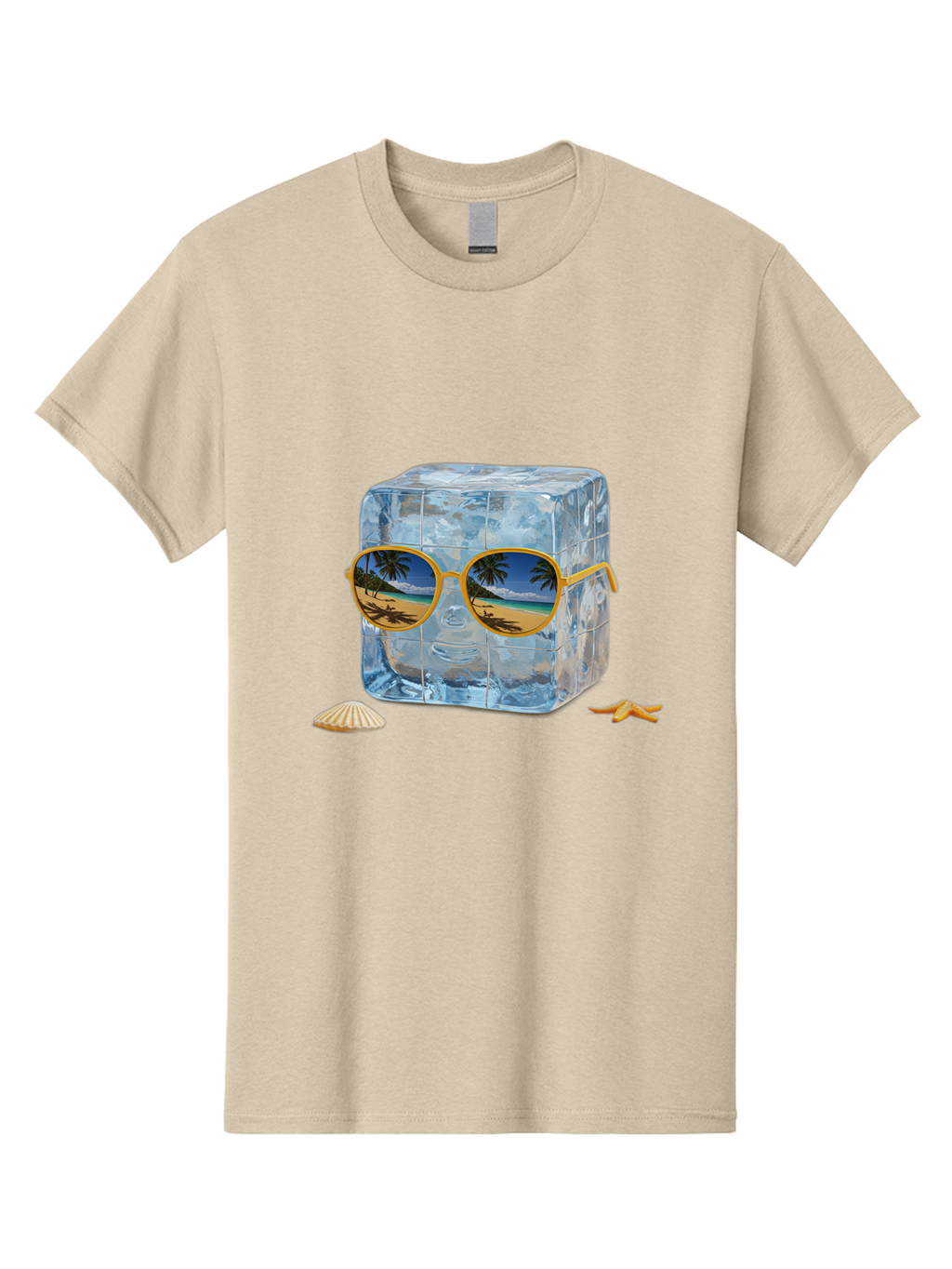 Ice-Cube-With-Sunglasses-3 Men'S Graphic Tee, 100% Cotton, Comfortable Casual Summer Wear, Machine Washable, Vintage Camera, Old Camera, Antique Camera, Black Camera, Classic Photography, Photography Equipment, Nostalgic Device, Film Camera, Bak764