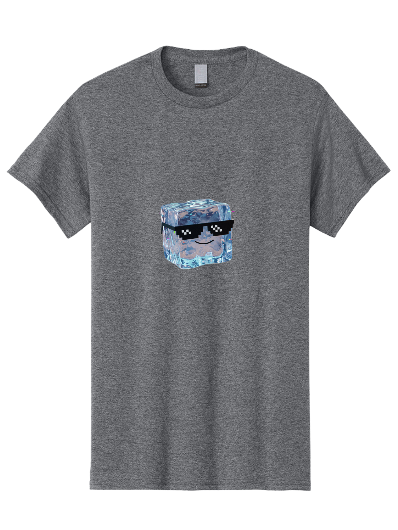 Ice-Cube-With-Thumbs-Up Men'S Graphic Tee, 100% Cotton, Comfortable Casual Summer Wear, Machine Washable, Vintage Camera, Old Camera, Antique Camera, Black Camera, Classic Photography, Photography Equipment, Nostalgic Device, Film Camera, Bak766