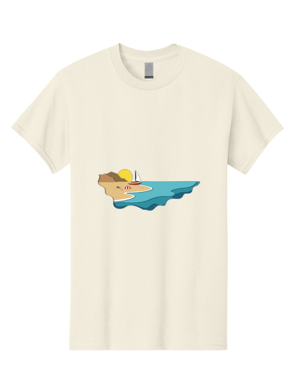 Island-With-Sailboat Men'S Graphic Tee, 100% Cotton, Comfortable Casual Summer Wear, Machine Washable, Vintage Camera, Old Camera, Antique Camera, Black Camera, Classic Photography, Photography Equipment, Nostalgic Device, Film Camera, Bak771