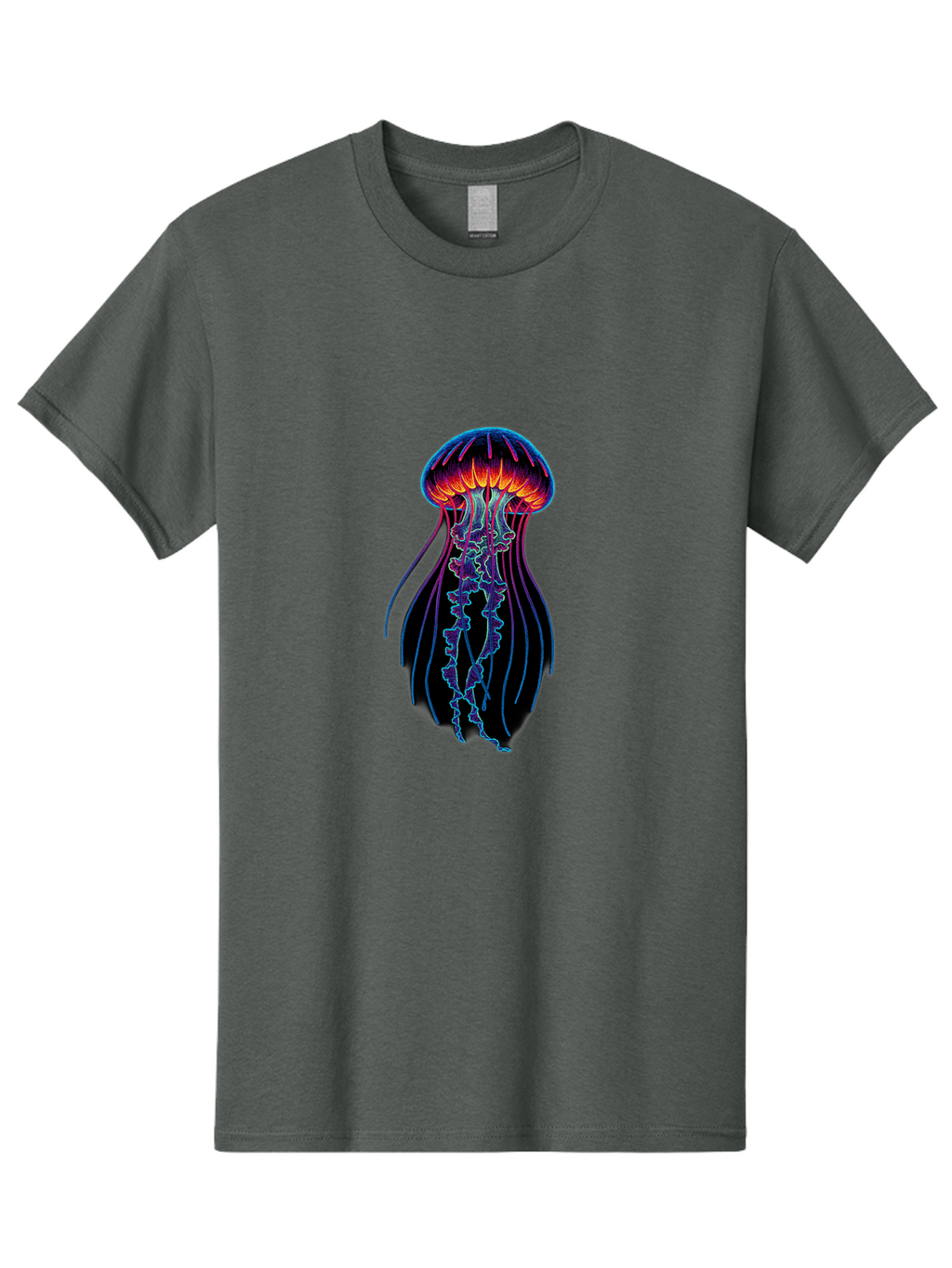 Jellyfish-Illustration Men'S Graphic Tee, 100% Cotton, Comfortable Casual Summer Wear, Machine Washable, Vintage Camera, Old Camera, Antique Camera, Black Camera, Classic Photography, Photography Equipment, Nostalgic Device, Film Camera, Bak773