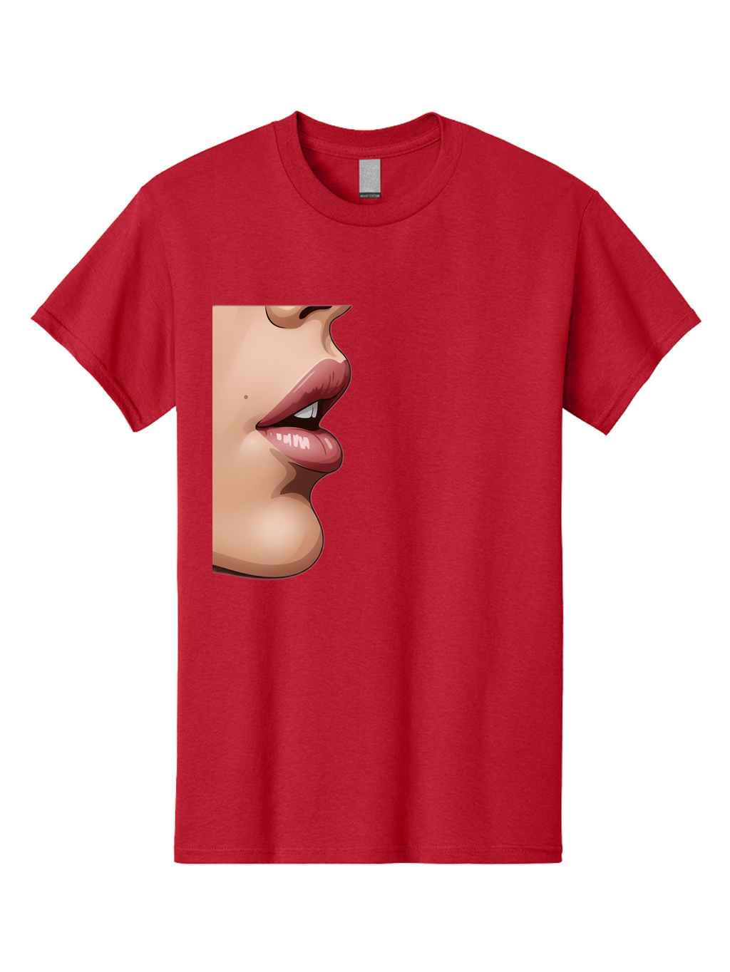 Kissing-Lips Men'S Graphic Tee, 100% Cotton, Comfortable Casual Summer Wear, Machine Washable, Vintage Camera, Old Camera, Antique Camera, Black Camera, Classic Photography, Photography Equipment, Nostalgic Device, Film Camera, Camera Art Bak777