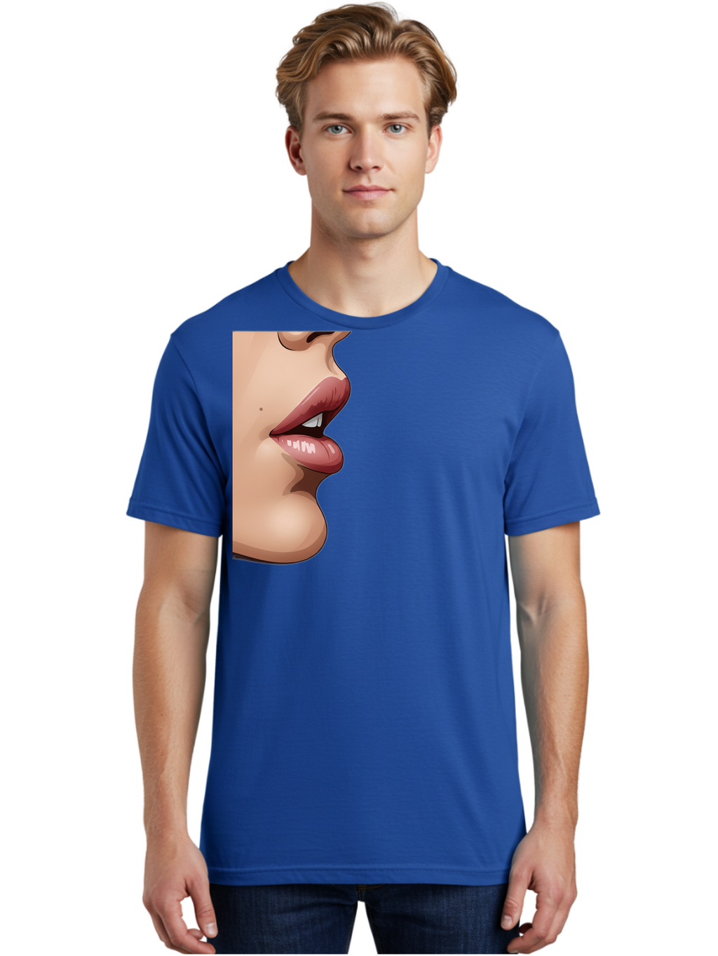 Kissing-Lips Men'S Graphic Tee, 100% Cotton, Comfortable Casual Summer Wear, Machine Washable, Vintage Camera, Old Camera, Antique Camera, Black Camera, Classic Photography, Photography Equipment, Nostalgic Device, Film Camera, Camera Art Bak777