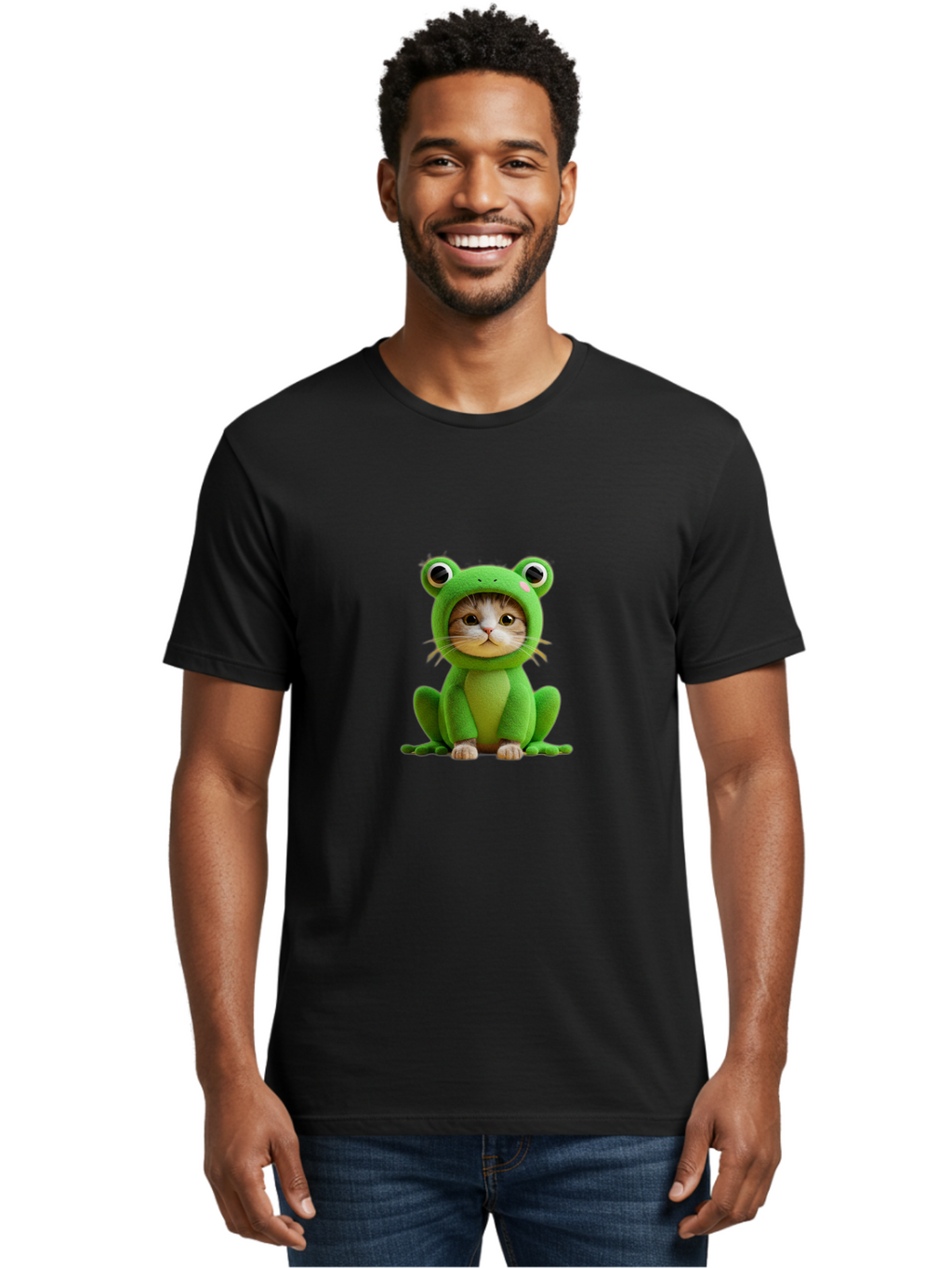Kitty-Frog Men'S Graphic Tee, 100% Cotton, Comfortable Casual Summer Wear, Machine Washable, Vintage Camera, Old Camera, Antique Camera, Black Camera, Classic Photography, Photography Equipment, Nostalgic Device, Film Camera, Camera Art Bak778