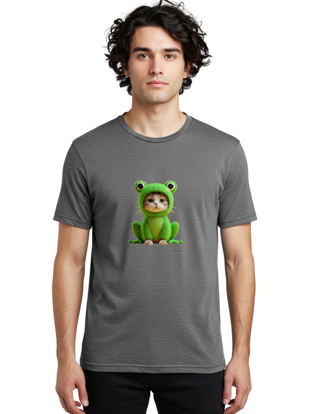 Kitty-Frog Men'S Graphic Tee, 100% Cotton, Comfortable Casual Summer Wear, Machine Washable, Vintage Camera, Old Camera, Antique Camera, Black Camera, Classic Photography, Photography Equipment, Nostalgic Device, Film Camera, Camera Art Bak778