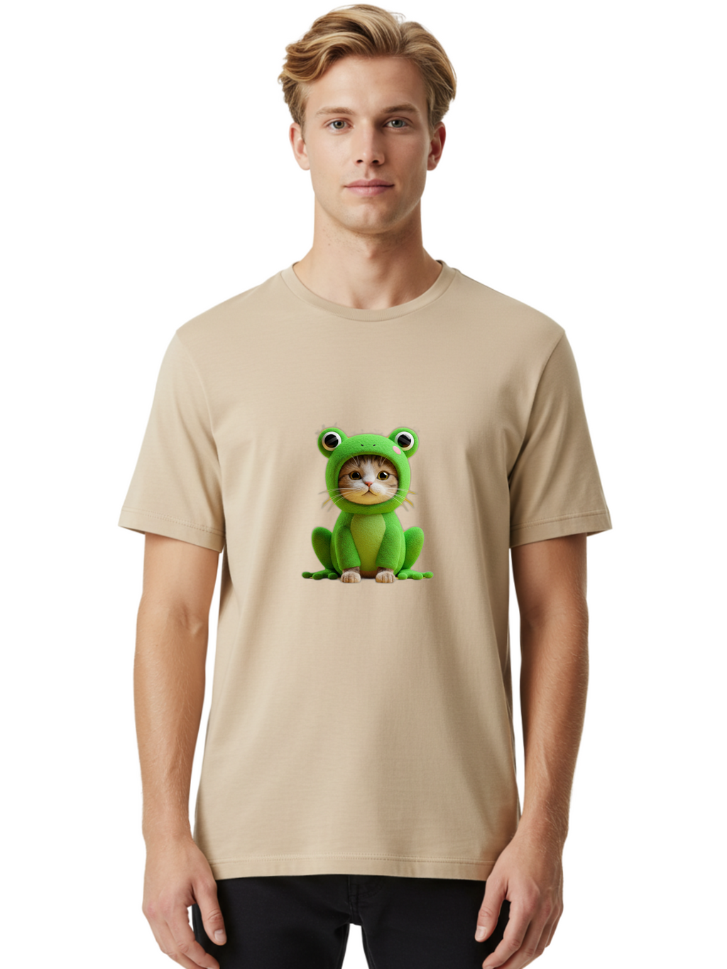 Kitty-Frog Men'S Graphic Tee, 100% Cotton, Comfortable Casual Summer Wear, Machine Washable, Vintage Camera, Old Camera, Antique Camera, Black Camera, Classic Photography, Photography Equipment, Nostalgic Device, Film Camera, Camera Art Bak778