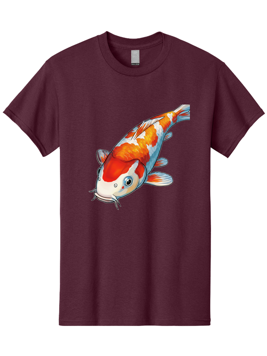 Koi-Fish-2 Men'S Graphic Tee, 100% Cotton, Comfortable Casual Summer Wear, Machine Washable, Vintage Camera, Old Camera, Antique Camera, Black Camera, Classic Photography, Photography Equipment, Nostalgic Device, Film Camera, Camera Art Bak782