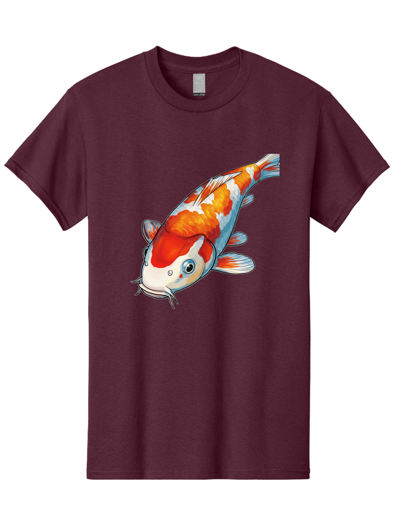 Koi-Fish-2 Men'S Graphic Tee, 100% Cotton, Comfortable Casual Summer Wear, Machine Washable, Vintage Camera, Old Camera, Antique Camera, Black Camera, Classic Photography, Photography Equipment, Nostalgic Device, Film Camera, Camera Art Bak782