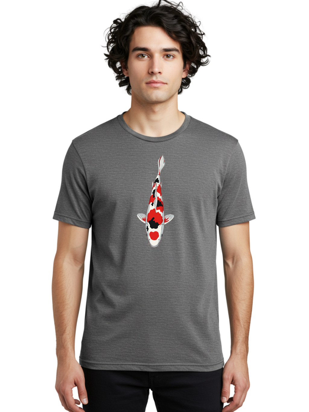 Koi-Fish-4 Men'S Graphic Tee, 100% Cotton, Comfortable Casual Summer Wear, Machine Washable, Vintage Camera, Old Camera, Antique Camera, Black Camera, Classic Photography, Photography Equipment, Nostalgic Device, Film Camera, Camera Art Bak784