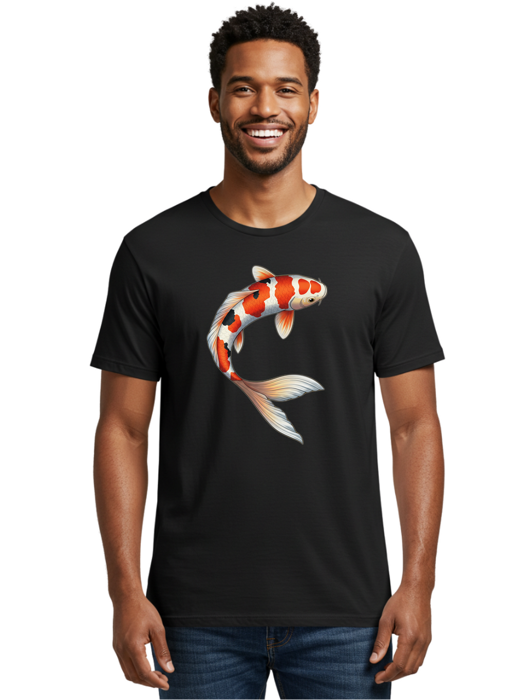 Koi-Fish-5 Men'S Graphic Tee, 100% Cotton, Comfortable Casual Summer Wear, Machine Washable, Vintage Camera, Old Camera, Antique Camera, Black Camera, Classic Photography, Photography Equipment, Nostalgic Device, Film Camera, Camera Art Bak785