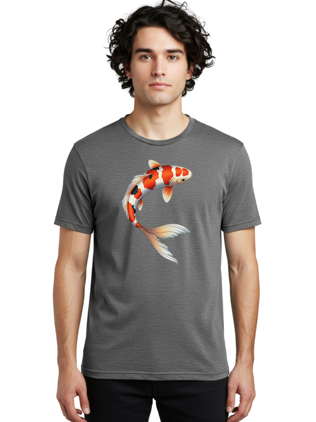 Koi-Fish-5 Men'S Graphic Tee, 100% Cotton, Comfortable Casual Summer Wear, Machine Washable, Vintage Camera, Old Camera, Antique Camera, Black Camera, Classic Photography, Photography Equipment, Nostalgic Device, Film Camera, Camera Art Bak785