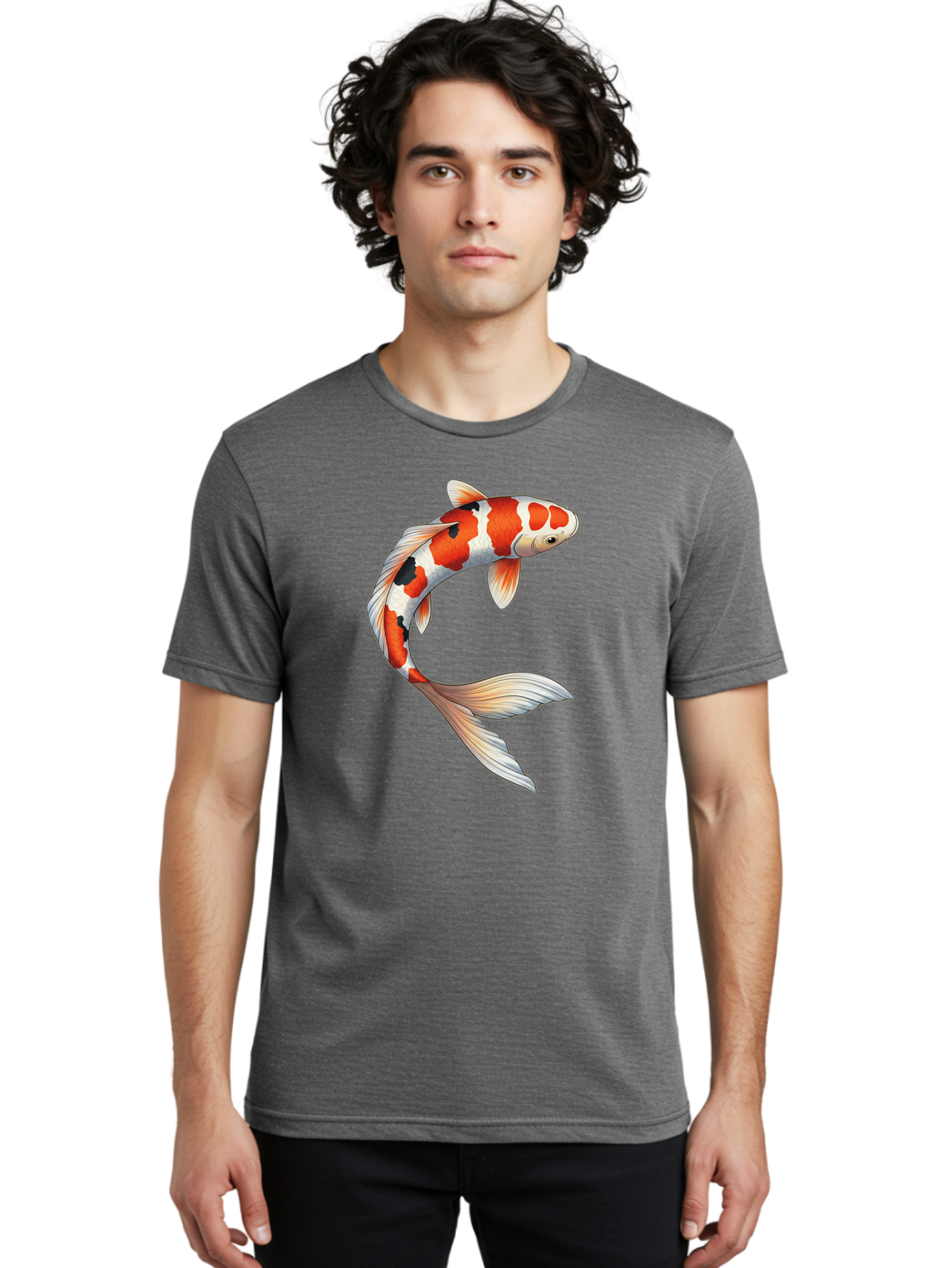 Koi-Fish-5 Men'S Graphic Tee, 100% Cotton, Comfortable Casual Summer Wear, Machine Washable, Vintage Camera, Old Camera, Antique Camera, Black Camera, Classic Photography, Photography Equipment, Nostalgic Device, Film Camera, Camera Art Bak785