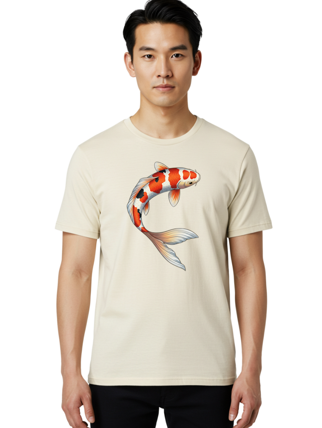 Koi-Fish-5 Men'S Graphic Tee, 100% Cotton, Comfortable Casual Summer Wear, Machine Washable, Vintage Camera, Old Camera, Antique Camera, Black Camera, Classic Photography, Photography Equipment, Nostalgic Device, Film Camera, Camera Art Bak785