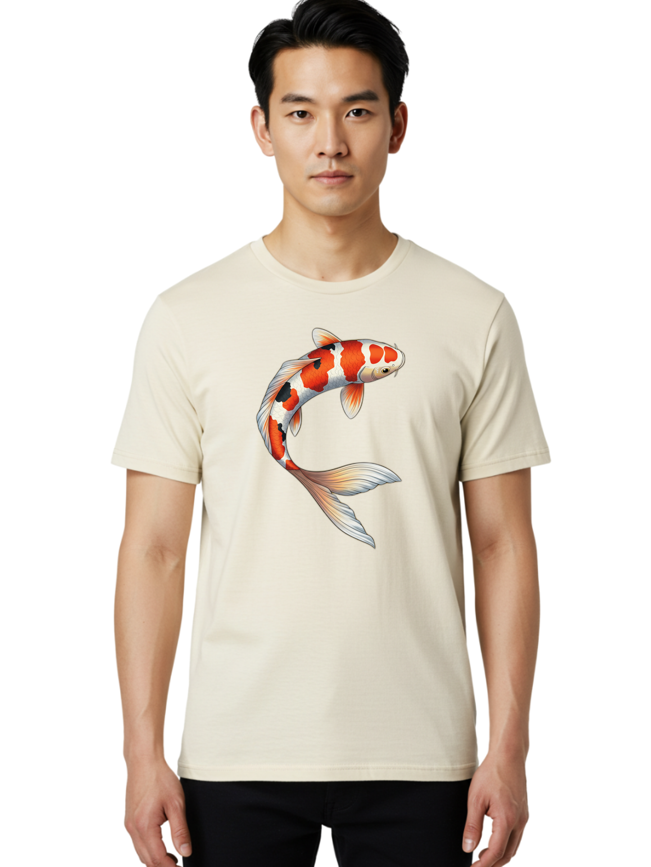 Koi-Fish-5 Men'S Graphic Tee, 100% Cotton, Comfortable Casual Summer Wear, Machine Washable, Vintage Camera, Old Camera, Antique Camera, Black Camera, Classic Photography, Photography Equipment, Nostalgic Device, Film Camera, Camera Art Bak785