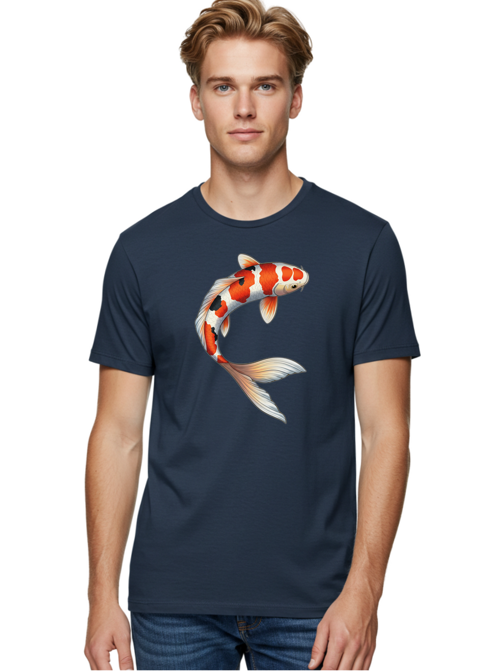 Koi-Fish-5 Men'S Graphic Tee, 100% Cotton, Comfortable Casual Summer Wear, Machine Washable, Vintage Camera, Old Camera, Antique Camera, Black Camera, Classic Photography, Photography Equipment, Nostalgic Device, Film Camera, Camera Art Bak785
