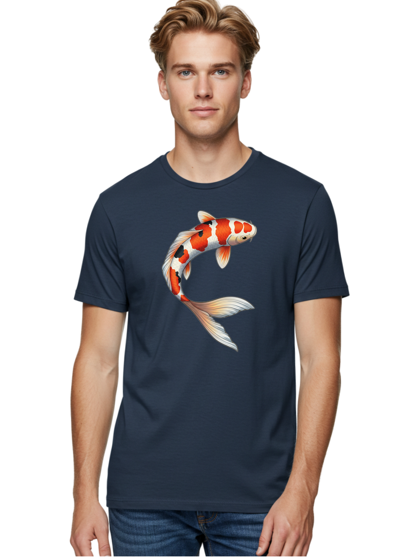 Koi-Fish-5 Men'S Graphic Tee, 100% Cotton, Comfortable Casual Summer Wear, Machine Washable, Vintage Camera, Old Camera, Antique Camera, Black Camera, Classic Photography, Photography Equipment, Nostalgic Device, Film Camera, Camera Art Bak785
