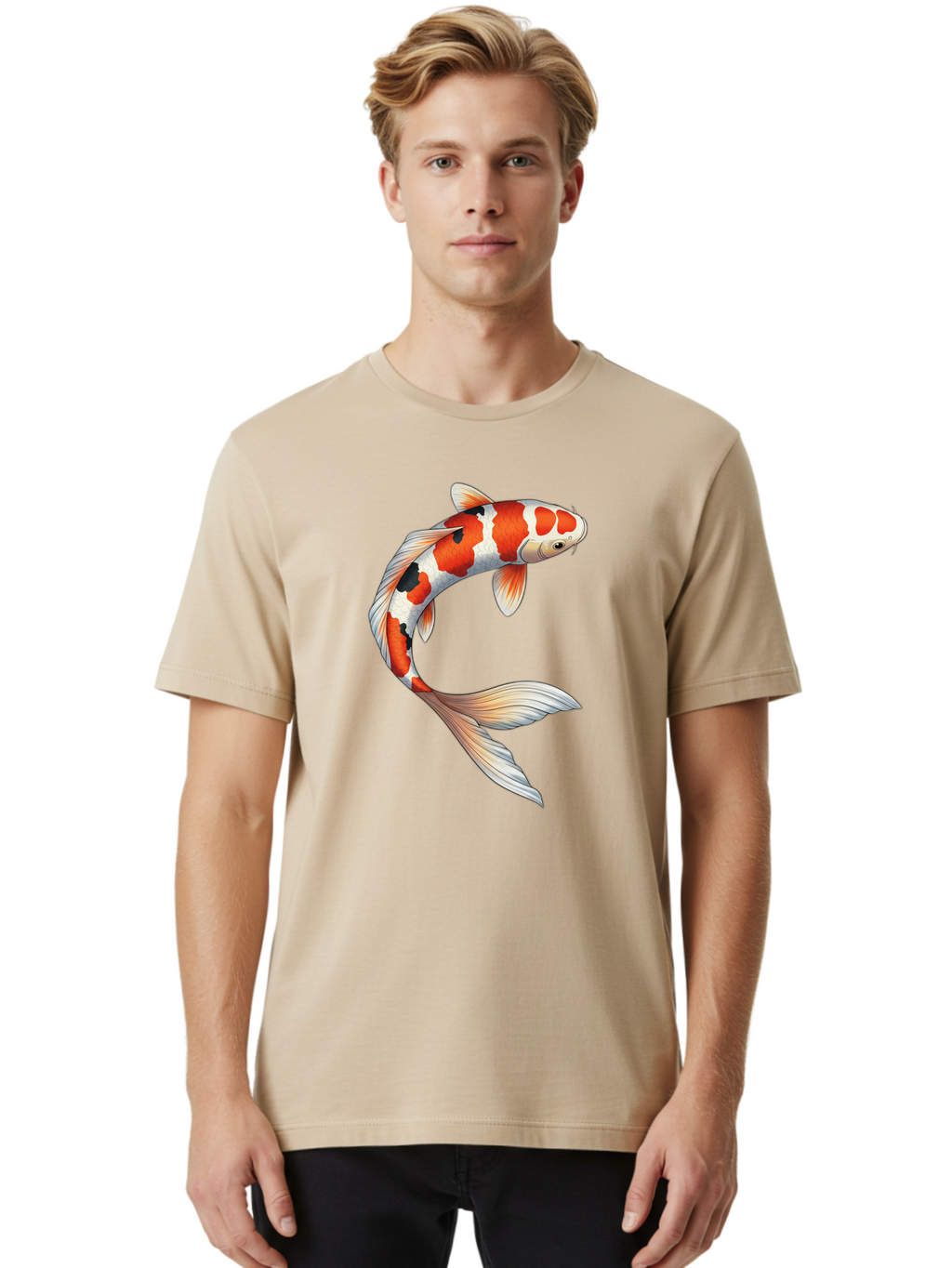 Koi-Fish-5 Men'S Graphic Tee, 100% Cotton, Comfortable Casual Summer Wear, Machine Washable, Vintage Camera, Old Camera, Antique Camera, Black Camera, Classic Photography, Photography Equipment, Nostalgic Device, Film Camera, Camera Art Bak785