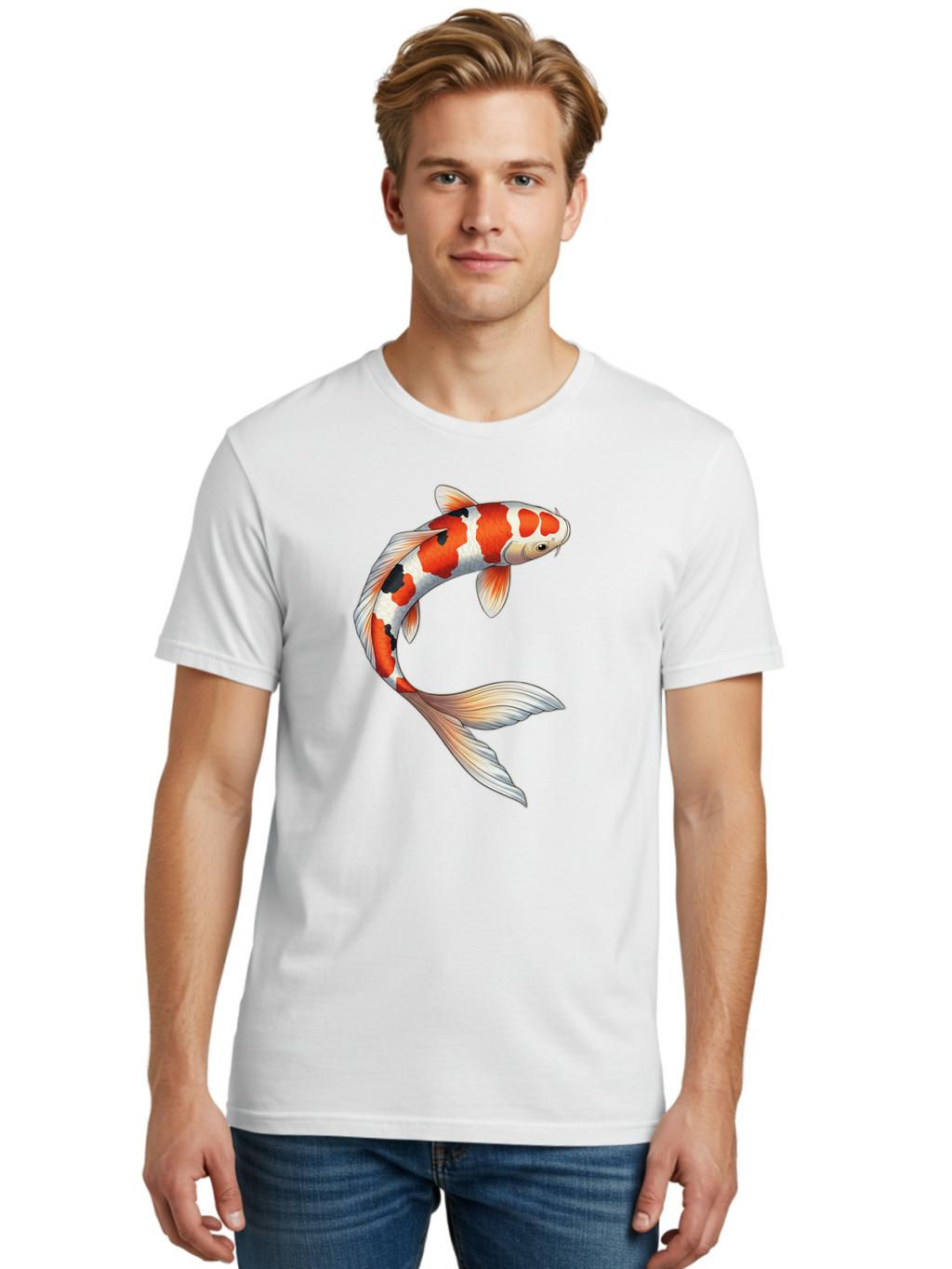 Koi-Fish-5 Men'S Graphic Tee, 100% Cotton, Comfortable Casual Summer Wear, Machine Washable, Vintage Camera, Old Camera, Antique Camera, Black Camera, Classic Photography, Photography Equipment, Nostalgic Device, Film Camera, Camera Art Bak785