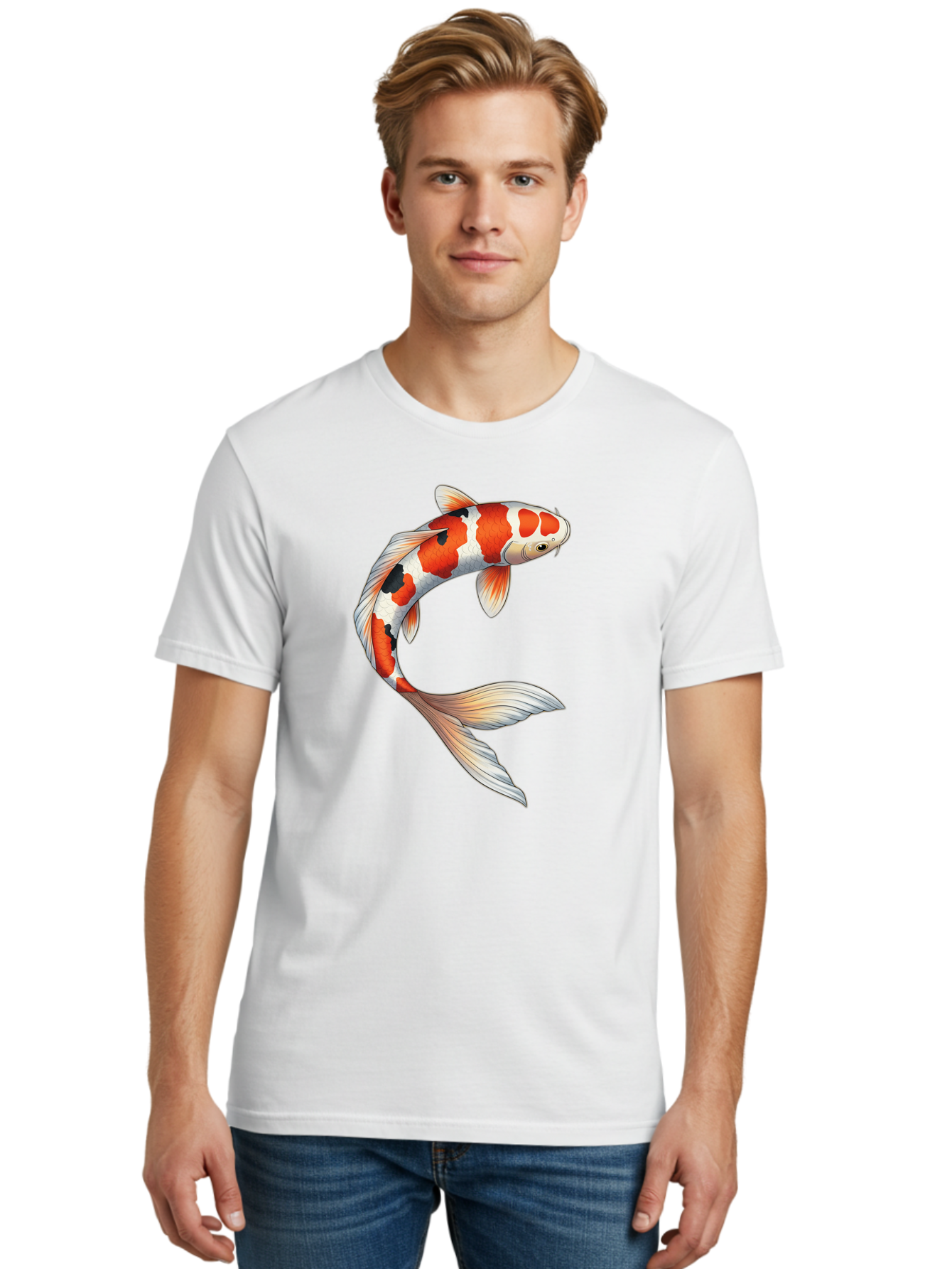 Koi-Fish-5 Men'S Graphic Tee, 100% Cotton, Comfortable Casual Summer Wear, Machine Washable, Vintage Camera, Old Camera, Antique Camera, Black Camera, Classic Photography, Photography Equipment, Nostalgic Device, Film Camera, Camera Art Bak785