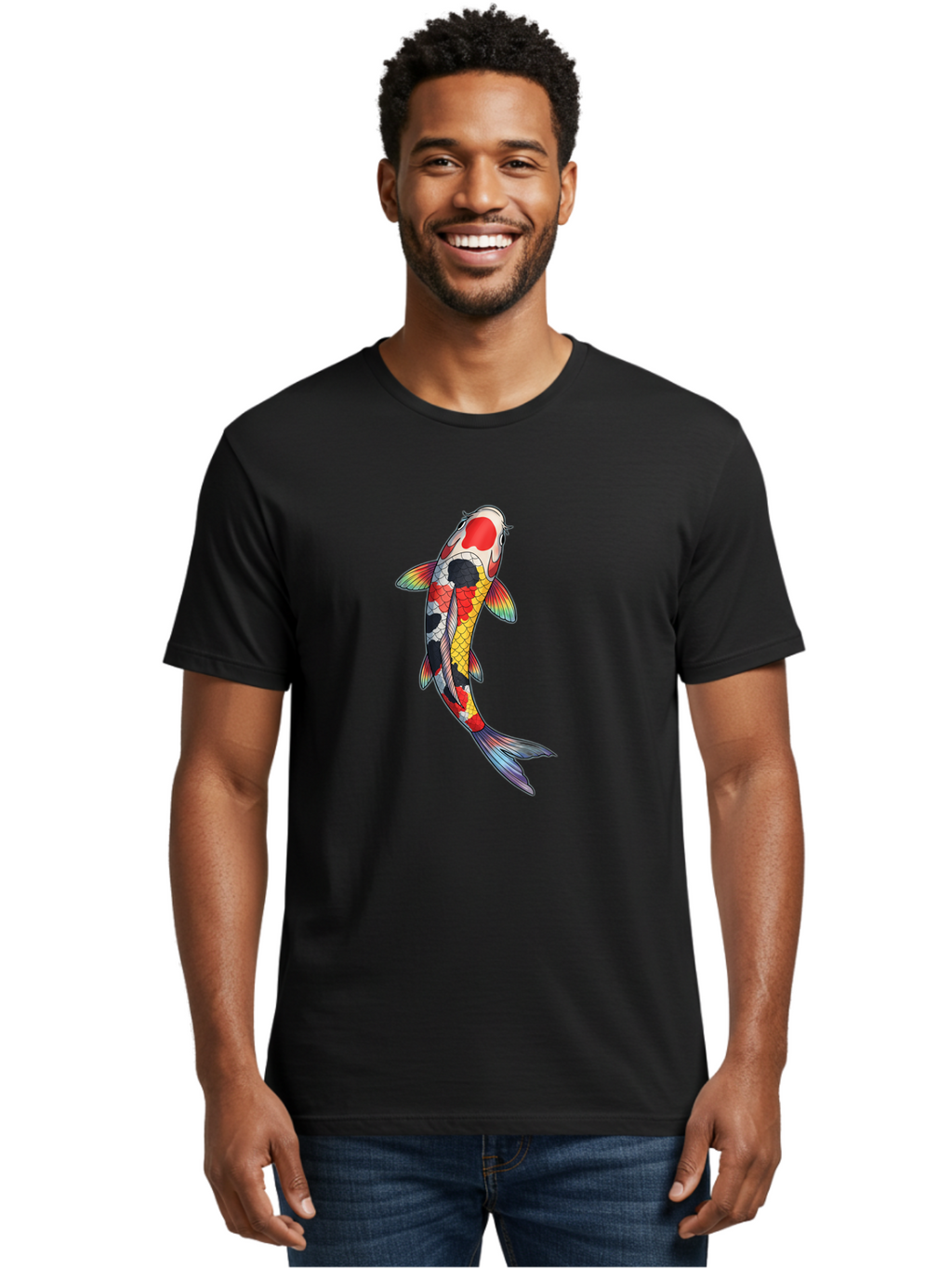 Koi-Fish-7 Men'S Graphic Tee, 100% Cotton, Comfortable Casual Summer Wear, Machine Washable, Vintage Camera, Old Camera, Antique Camera, Black Camera, Classic Photography, Photography Equipment, Nostalgic Device, Film Camera, Camera Art Bak787