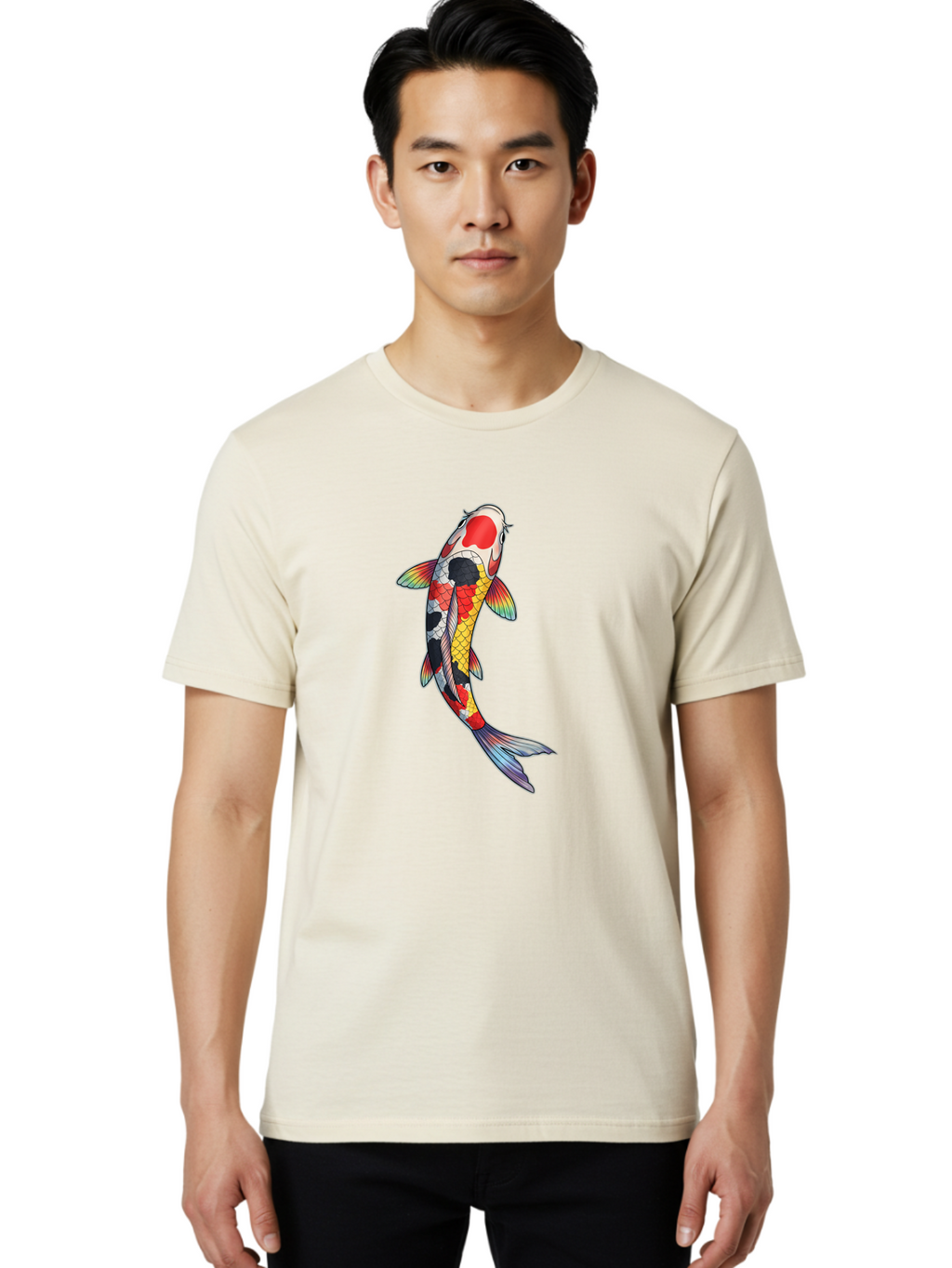 Koi-Fish-7 Men'S Graphic Tee, 100% Cotton, Comfortable Casual Summer Wear, Machine Washable, Vintage Camera, Old Camera, Antique Camera, Black Camera, Classic Photography, Photography Equipment, Nostalgic Device, Film Camera, Camera Art Bak787