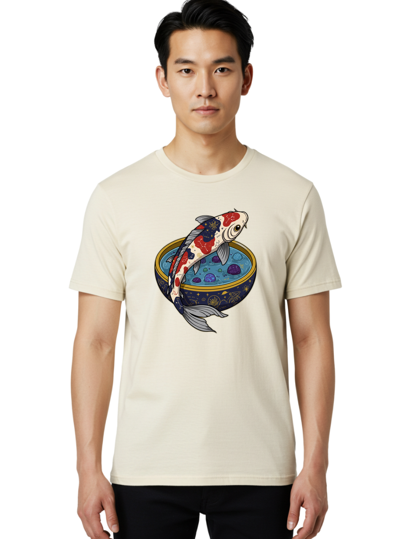 Koi-Fish-Bowl Men'S Graphic Tee, 100% Cotton, Comfortable Casual Summer Wear, Machine Washable, Vintage Camera, Old Camera, Antique Camera, Black Camera, Classic Photography, Photography Equipment, Nostalgic Device, Film Camera, Camera Art Bak789