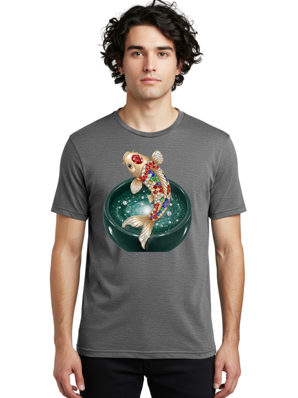 Koi-Fish-Brooch Men'S Graphic Tee, 100% Cotton, Comfortable Casual Summer Wear, Machine Washable, Vintage Camera, Old Camera, Antique Camera, Black Camera, Classic Photography, Photography Equipment, Nostalgic Device, Film Camera, Camera Art Bak790
