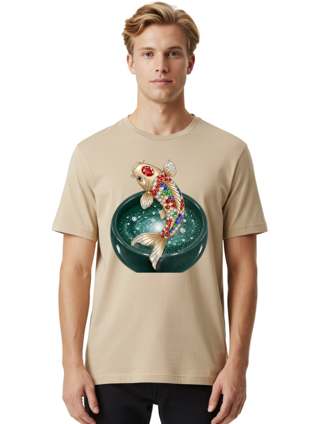 Koi-Fish-Brooch Men'S Graphic Tee, 100% Cotton, Comfortable Casual Summer Wear, Machine Washable, Vintage Camera, Old Camera, Antique Camera, Black Camera, Classic Photography, Photography Equipment, Nostalgic Device, Film Camera, Camera Art Bak790