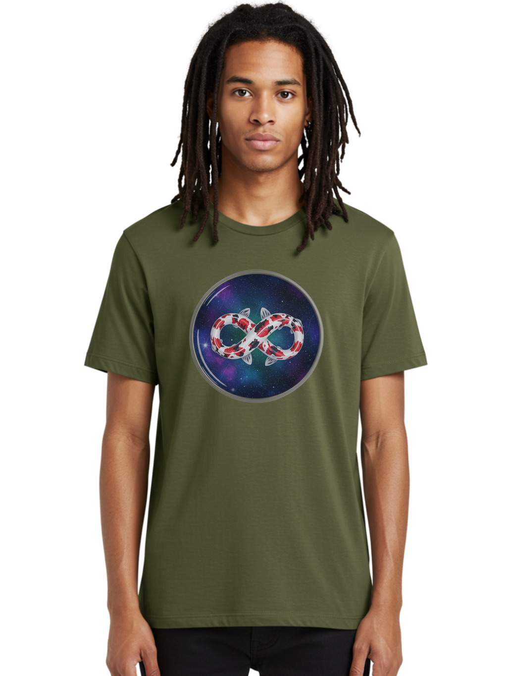 Koi-Fish-Infinity Men'S Graphic Tee, 100% Cotton, Comfortable Casual Summer Wear, Machine Washable, Vintage Camera, Old Camera, Antique Camera, Black Camera, Classic Photography, Photography Equipment, Nostalgic Device, Film Camera, Camera Art Bak796