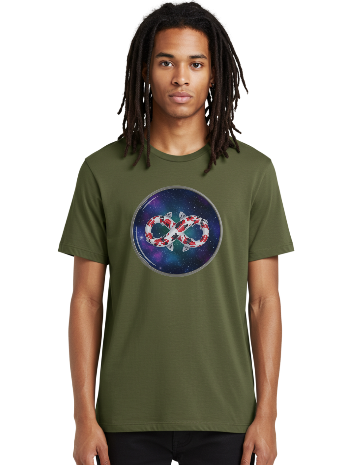 Koi-Fish-Infinity Men'S Graphic Tee, 100% Cotton, Comfortable Casual Summer Wear, Machine Washable, Vintage Camera, Old Camera, Antique Camera, Black Camera, Classic Photography, Photography Equipment, Nostalgic Device, Film Camera, Camera Art Bak796