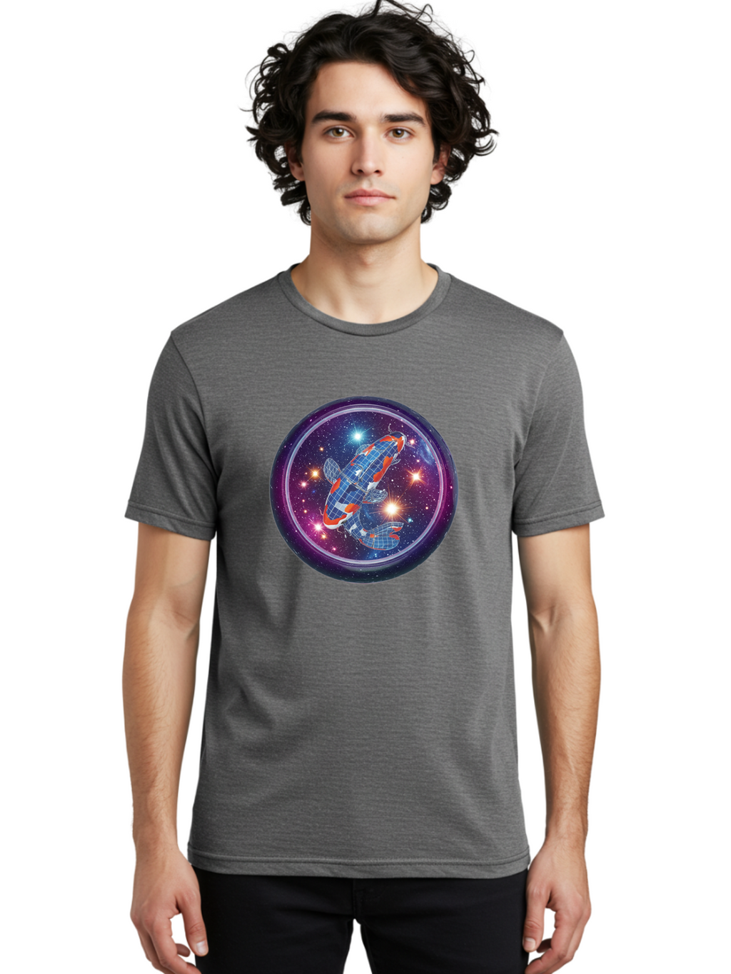 Koi-Fish-Spaceship Men'S Graphic Tee, 100% Cotton, Comfortable Casual Summer Wear, Machine Washable, Vintage Camera, Old Camera, Antique Camera, Black Camera, Classic Photography, Photography Equipment, Nostalgic Device, Film Camera, Bak798