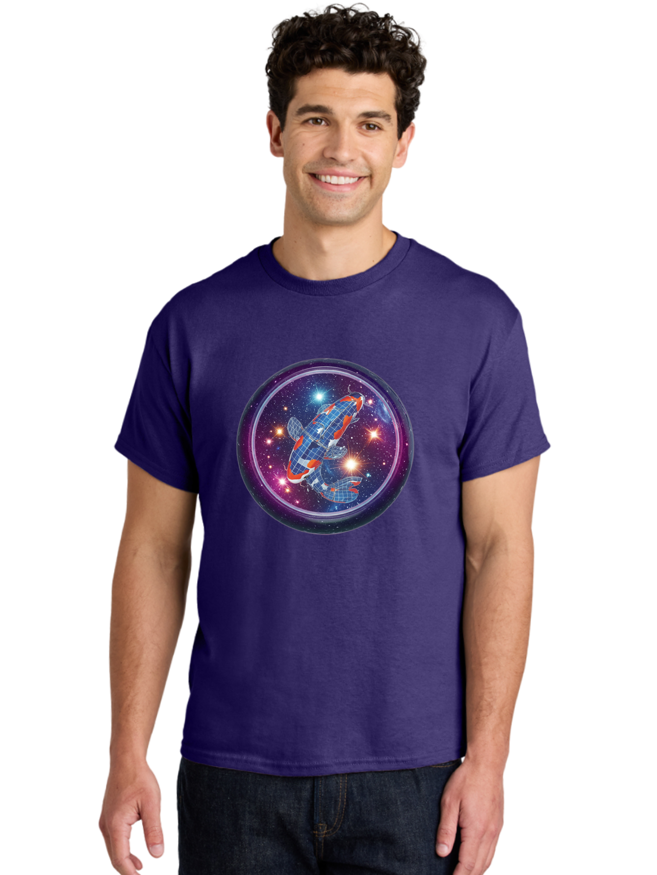Koi-Fish-Spaceship Men'S Graphic Tee, 100% Cotton, Comfortable Casual Summer Wear, Machine Washable, Vintage Camera, Old Camera, Antique Camera, Black Camera, Classic Photography, Photography Equipment, Nostalgic Device, Film Camera, Bak798