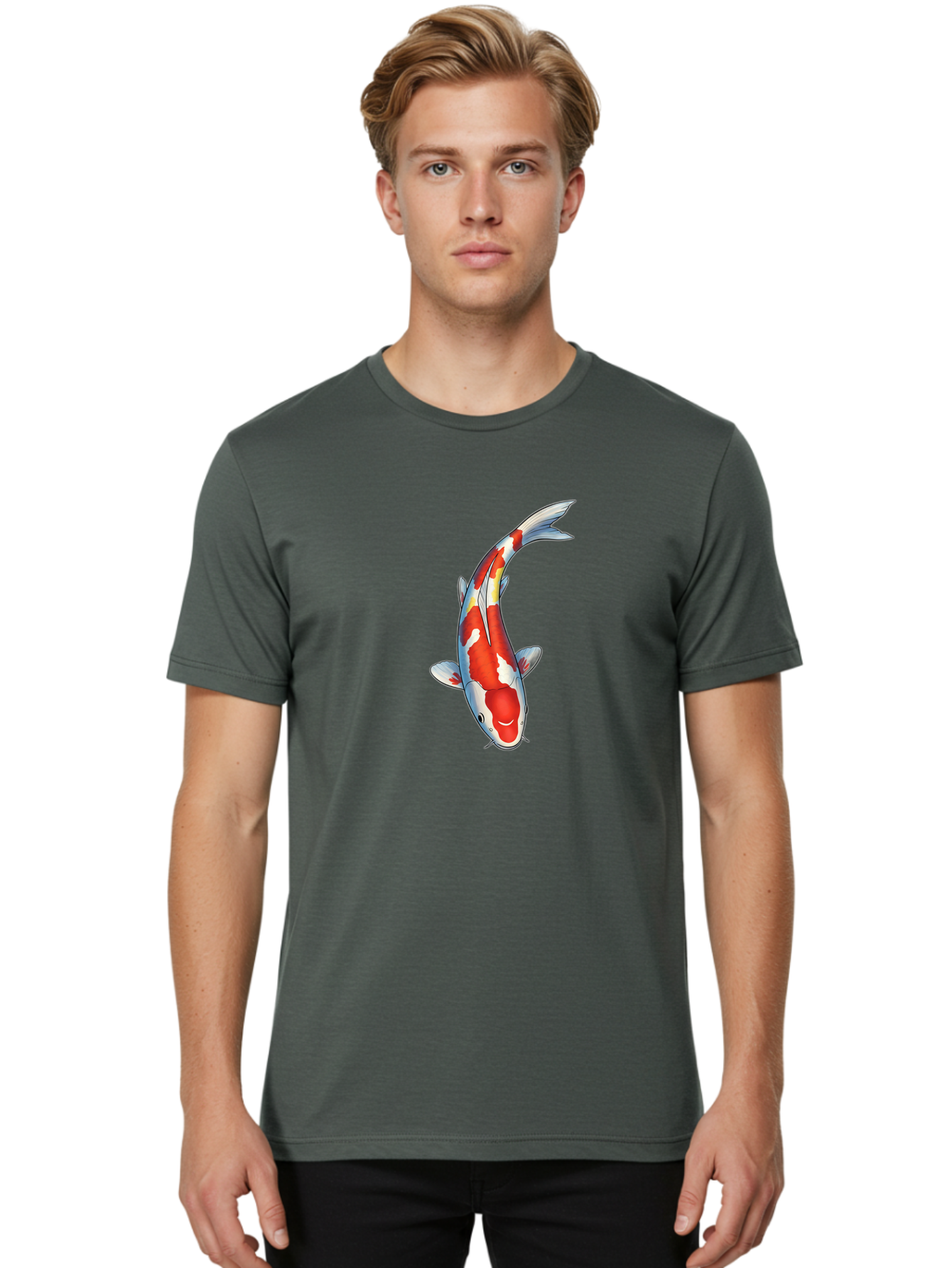 Koi-Fish Men'S Graphic Tee, 100% Cotton, Comfortable Casual Summer Wear, Machine Washable, Vintage Camera, Old Camera, Antique Camera, Black Camera, Classic Photography, Photography Equipment, Nostalgic Device, Film Camera, Camera Art Bak799