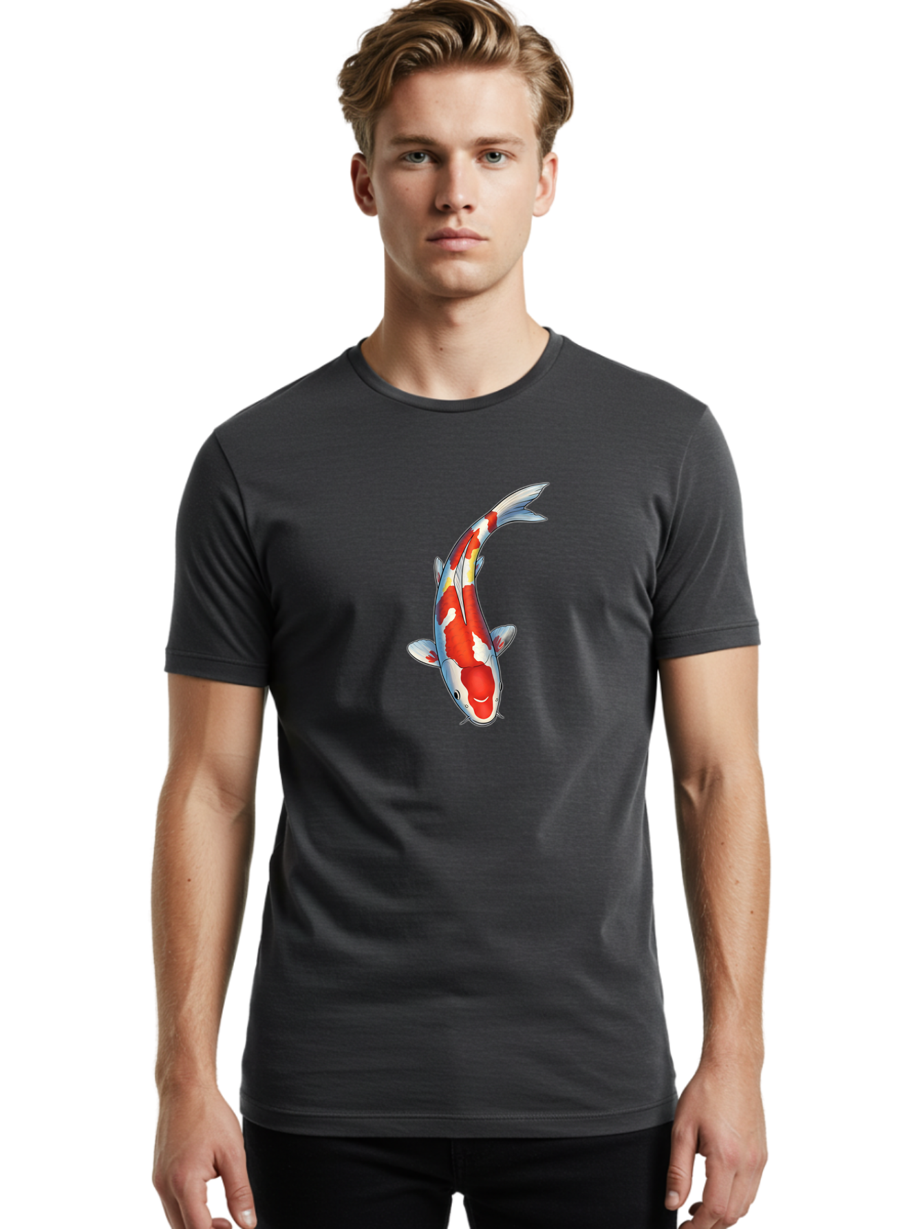 Koi-Fish Men'S Graphic Tee, 100% Cotton, Comfortable Casual Summer Wear, Machine Washable, Vintage Camera, Old Camera, Antique Camera, Black Camera, Classic Photography, Photography Equipment, Nostalgic Device, Film Camera, Camera Art Bak799