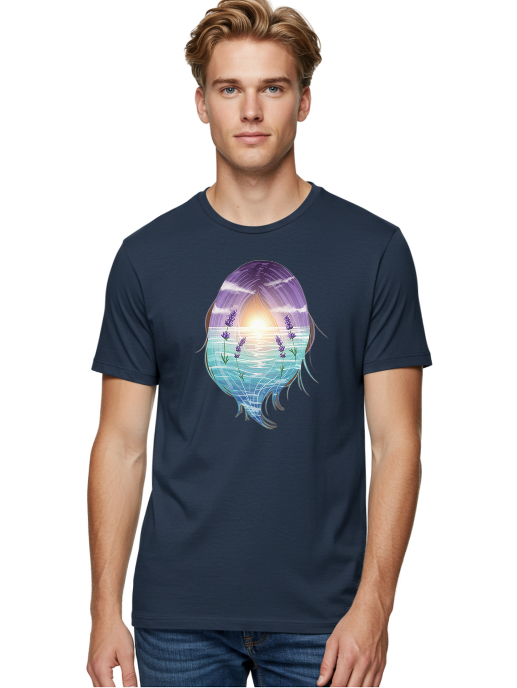 Lavender-Girl Men'S Graphic Tee, 100% Cotton, Comfortable Casual Summer Wear, Machine Washable, Vintage Camera, Old Camera, Antique Camera, Black Camera, Classic Photography, Photography Equipment, Nostalgic Device, Film Camera, Camera Art Bak801