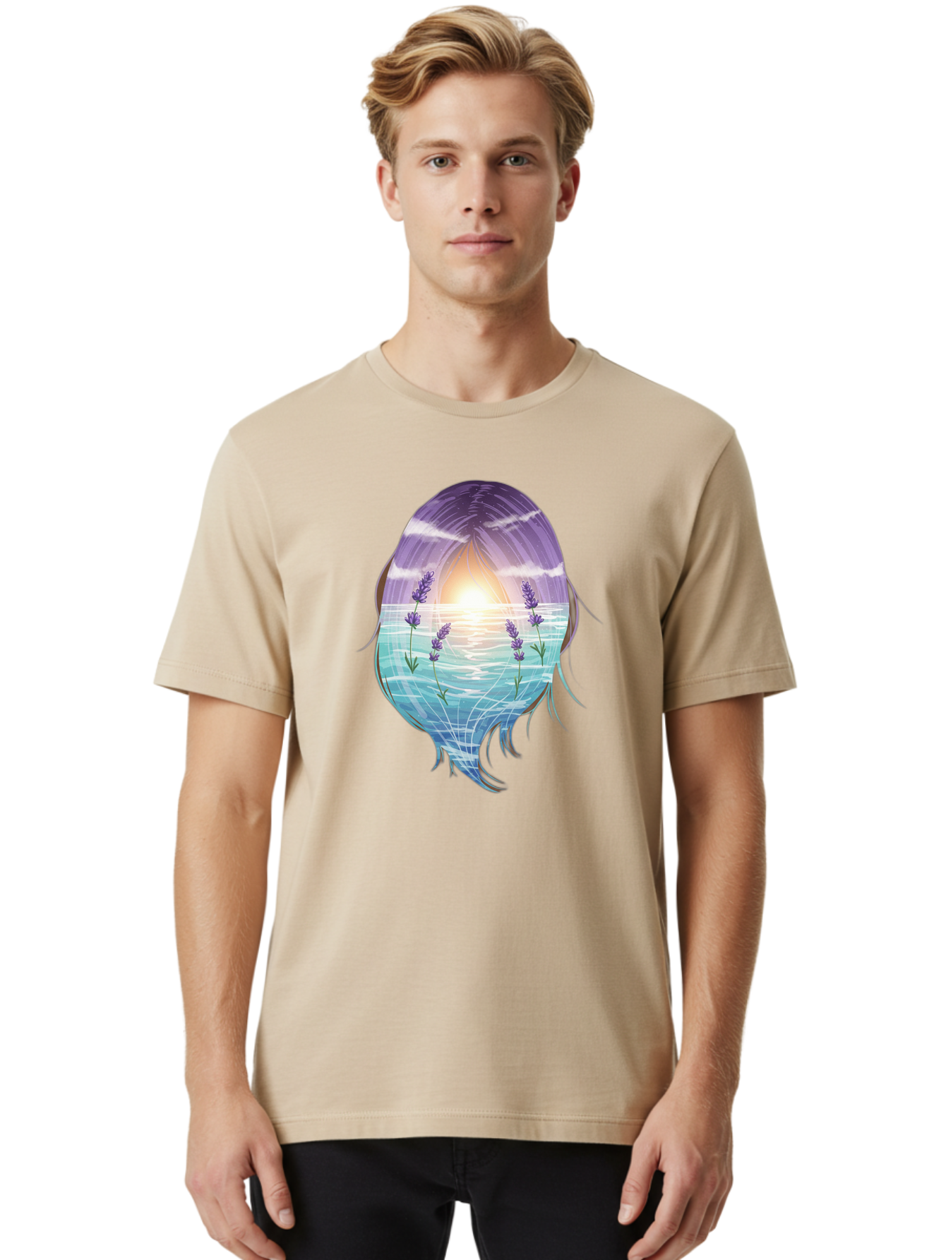 Lavender-Girl Men'S Graphic Tee, 100% Cotton, Comfortable Casual Summer Wear, Machine Washable, Vintage Camera, Old Camera, Antique Camera, Black Camera, Classic Photography, Photography Equipment, Nostalgic Device, Film Camera, Camera Art Bak801